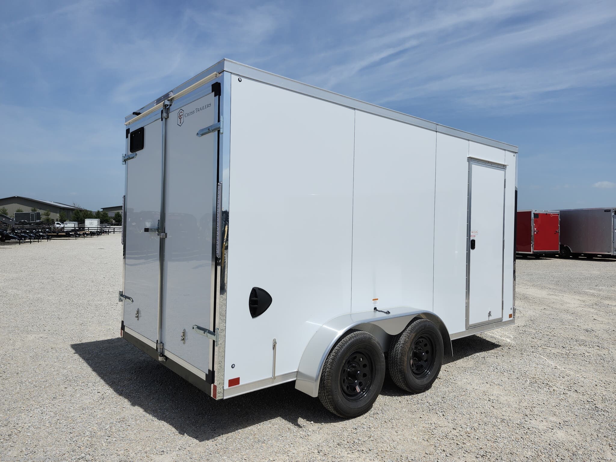 7x14 Cargo Trailer for sale | New Cross Trailers 7 x 14 TA Enclosed ...