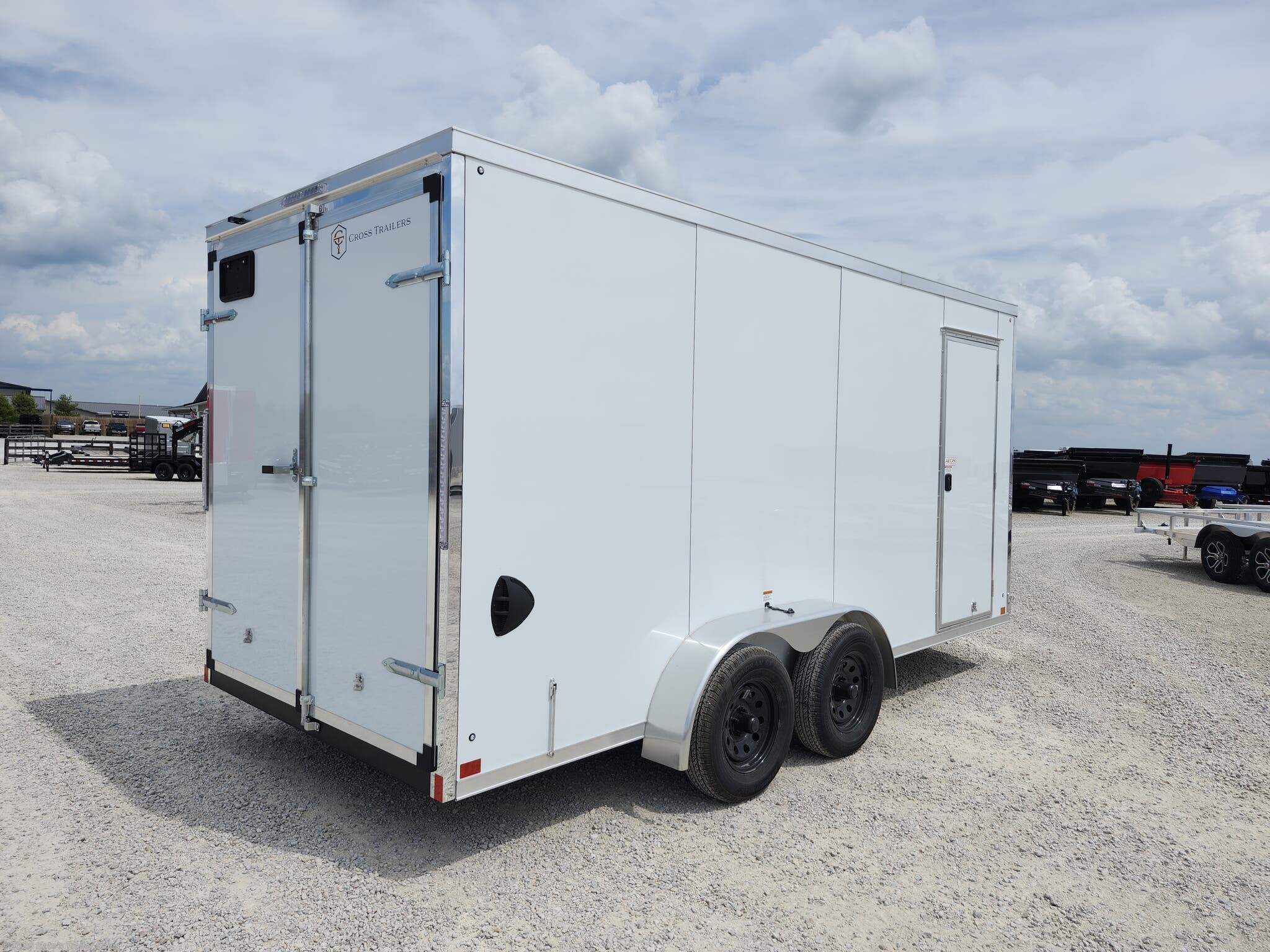 2026 Cross Trailers 7 x 16 TA Enclosed Cargo Trailer / 84