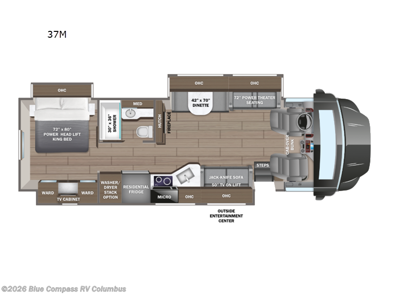 2026 Jayco Seneca Prestige 37M - New Super C For Sale by Blue Compass RV Columbus in Delaware, Ohio features Slideout