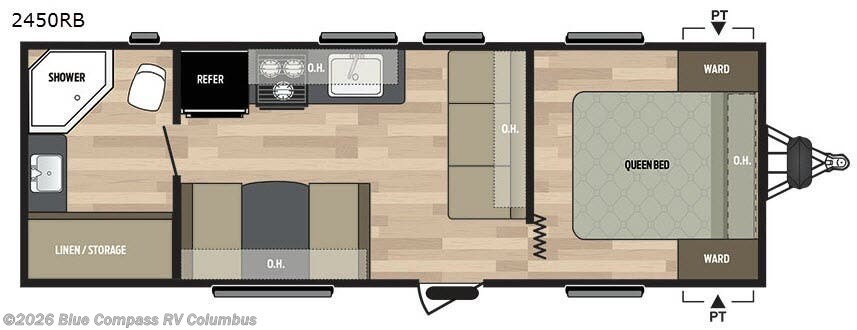 2019 Keystone Springdale 2450RB - Used Travel Trailer For Sale by Blue Compass RV Columbus in Delaware, Ohio