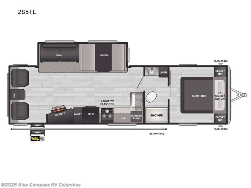 2021 Keystone Springdale 285TL - Used Travel Trailer For Sale by Blue Compass RV Columbus in Delaware, Ohio features Slideout