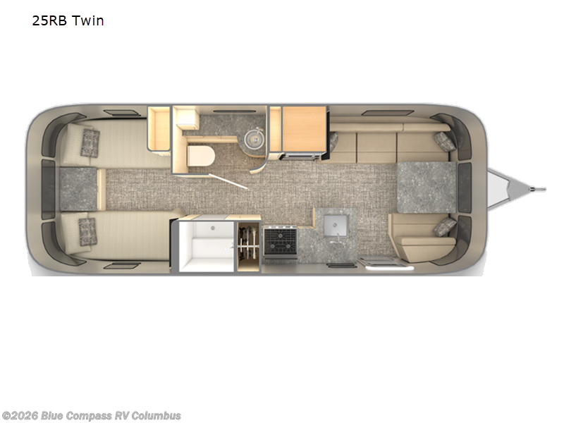 2023 Airstream Flying Cloud 25RB Twin - Used Travel Trailer For Sale by Blue Compass RV Columbus in Delaware, Ohio