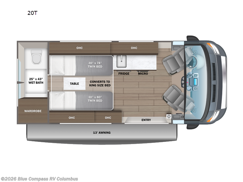 2027 Jayco Swift 20T - New Class B For Sale by Blue Compass RV Columbus in Delaware, Ohio