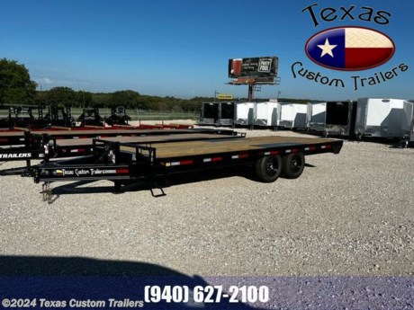 102&quot; X 20&#39; BP 14K DECK OVER/FLATBED TRAILER
STANDARD FEATURES:
14,000 LB G.V.W.R.
2-7,000 LB BESSER ELEC. BRAKE AXLES
SLIPPER SPRING SUSPENSION
16&quot; SILVER MOD 8 HOLE WHEELS
ST235/80/R16 10 PLY RADIAL TIRES
10&quot; 12 LB I-BEAM FRAME
10&quot; 12 LB I-BEAM TONGUE
2&quot; X 6&quot; TUBING OUTER LACE RAIL
2-5/16&quot; ADJUSTABLE 6 HOLE RAM COUPLER**
BRACKET FLUSH WITH TOP OF FRAME**
3&quot; CHANNEL CROSSMEMBERS ON 24&quot; CENTERS
1-10K SPRING LOADED RAM JACK
DIAMOND PLATE OVER THE TIRES
TREATED WOOD FLOOR
8&#39; SLIDE IN RAMPS
STAKE POCKETS, PIPE SPOOLS &amp; RUB RAIL
SPARE TIRE MOUNT ON FRONT CENTER
DRIVER SIDE STEP
7 WAY RV PLUG-IN
FLUSH MOUNT LED LIGHTS
1 COAT OF PRIMER AND 2 COATS OF POLYURETHANE PAINT (PAINTED UNDERNEATH)
All Pictures shown are for illustration purpose only. Actual product may vary.