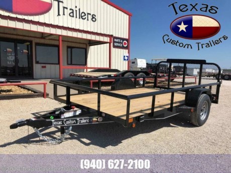 &lt;p&gt;77&quot; X 12&#39; SINGLE AXLE 3K 2-3/8&quot; PIPE TOP WELD ON RAIL DOUBLE BROKE DIAMOND PLATE FENDERS 2&#39; WOOD DOVE 3&#39; SQ. TUBING GATE STANDARD FEATURES 2,990 LB G.V.W.R.1-3,500 LB BESSER EZ LUBE IDLER AXLE DOUBLE EYE SPRING SUSPENSION 15&quot; SILVER MOD 5 HOLE WHEELS ST205/75/R15 6 PLY RADIAL TIRES 2&quot; X 3&quot; X 3/16&quot; ANGLE IRON FRAME 4&quot; CHANNEL WRAPPED TONGUE 2&quot; BULLDOG STYLE COUPLER 2&quot; X 3&quot; X 3/16&quot; ANGLE IRON ON 24&quot; CENTERS 2&quot; X 2&quot; X 1/8&quot; ANGLE IRON UPRIGHTS 2K PIPE MOUNT FLIP JACK TREATED WOOD FLOOR SPARE TIRE MOUNT STAKE POCKETS 4 WAY PLUG FLUSH MOUNT LED LIGHTS 1 COAT OF PRIMER AND 2 COATS OF POLYURETHANE PAINT (PAINTED UNDERNEATH) All Pictures shown are for illustration purpose only. Actual product may vary.&lt;/p&gt;