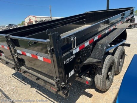 &lt;p&gt;14&#39;x83&quot; Low Pro Telescopic Dump 14K BP 2 5/16&quot; Adjustable (14,000 lb.) 2 - 7,000# Electric / Spring Split / Spreader Gate Primer + Black Powder Coat All Pictures shown are for illustration purpose only. Actual product may vary. SPECIFICATIONS * 14,000 lb. G.V.W.R. * 7,000 lb. x 2 G.A.W.R. * Adjustable 2 5/16&quot; Ball Bulldog Coupler * Safety Chains * 1 - Drop Leg Jack (7,000 lb.) * 2 - Dexter E- Z lube Brake Axle (7,000 lb.) * 6 Leaf Slipper Spring Suspension * 4 - 16&quot; White Spoke Wheels * 4 - 235/80R16 Radial Tires (3,520 lb) * Electric Breakaway Kit w/ Charger * DOT Reflective Tape * 1/8&quot; Treadplate Steel Fenders * Lockable Toolbox (Houses Battery and Pump) * 2 - Way Gate (Barn Doors &amp;amp; Spread Gate) * 6&#39; 6&quot; Slide In Channel Ramps * 4 - D-Rings (Welded inside the Box) * 40 Dump Pitch * 12VDC Hydraulic Pump * 5&quot;x17&quot; Hyd.Cylinder w/Scissor &amp;amp; 5&quot;x 21&quot; on 16&#39; * Scissor Lift * 12&#39; Control Cable * Mounting Brackets for Roll-up Tarp * 8&quot; x 10 lb. I-Beam Frame &amp;amp; Tongue * 3&quot; Channel Crossmembers 16&quot; on Center * 10-ga. Steel Bed * 83&quot; Wide Bed * 10-ga. Steel Sides * 24&quot; High Sides * DOT Approved Flushmount Lifetime LED Lights * All-Weather Wiring Harness (7-way RV) * Stake Pockets * Sand Blasted, Acid Washed, Powder Coated * Interstate (TM) Deep Cycle Battery * Ultra Low 24&quot;- 28&quot; Deck Height * 110V Integrated Trickle Charger * GN Option Equipped with 2 Jacks * GN Equipped w/Lockable Front Toolbox * 5 year Dexter Axle Warranty OPTIONS COUPLER OPTIONS BP 2 5/16&quot; Adjustable (14,000 lb.)* 3&quot; Pintle Eye - Channel-mount (20,000 lb.) BP 2 5/16&quot; Adj. Cplr w/HD 6 hole Chn Brkt (20k) GN 2 5/16&quot; Round (25,000 lb.) GN 2 5/16&quot; Square (25,000 lb.) GN 2 5/16&quot; Round (30,000 lb.) w/ 6&quot; Longer Tube AXLE OPTIONS 7,000# (DEXTER) (2) Electric (Spring)* (2) Electric (Drop Axle) 7,000# W/215/75R17.5 LR-H SINGLES (DEXTER) (2) Electric (Spring) (2) Elec/Hyd Disc (1,600 PSI Pump) (Spring) 7,000# W/14 PLY LR-G TIRES (DEXTER) (2) Electric (Drop Axle) (2) Electric (Spring) 8,000# OIL BATH W/14 PLY LR-G TIRES (DEXTER) (2) Electric (Spring) TAIL OPTIONS Split / Spreader Gate* OTHER OPTIONS 1 Extra Battery Removable Deck on the Neck (102&quot; Wide 96&quot; Long) 1 Pair D-Rings Fork Rack 1 Hydraulic Monster Jack(tm) Includes Front Toolbox Rear Support Stands Spare Tire &amp;amp; Mount (Bumper Pull) G Rated 215/75/R17.5 (H) 8k Axle Spare Tire and Mount Spare Tire and Mount (BP) 215/75/R17.5 7 Gauge Solid Metal Sides &amp;amp; Floor Top Riser Toolbox Upgrade to Single 10k Jack (Bumper Pull) Solar Battery Charger 6&quot; Taller GN Riser Full Size Divided Toolbox Upgrade (BP Only) 9,990 G.V.W.R. 12&quot;oc Crossmembers Power Up/Down &amp;amp; Gravity Down Upgrade HD 24&quot; Side Extensions 10ga Mount Only for Spare Tire Tarp kit(Pull Bar)7x20ft Spare Tire and Mount (Bumper Pull) 24&quot; Side Extensions (Expanded Metal) Bulldog 2-speed Jacks (12,000 lb.) 24&quot; Side Extensions (Solid)&lt;/p&gt;
