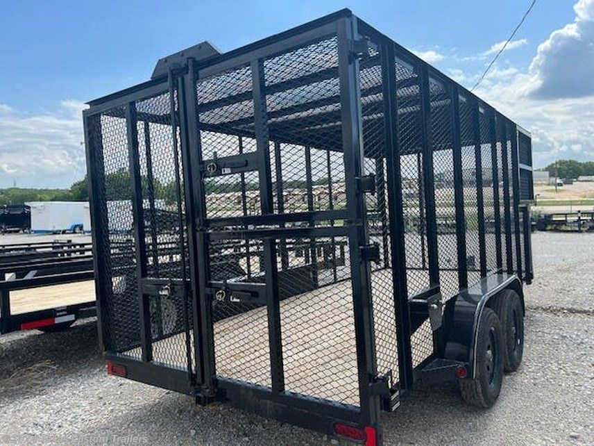 New 2024 East Texas Trailers 83X16 Trash Trailer 7K Barn Doors available in Decatur, Texas