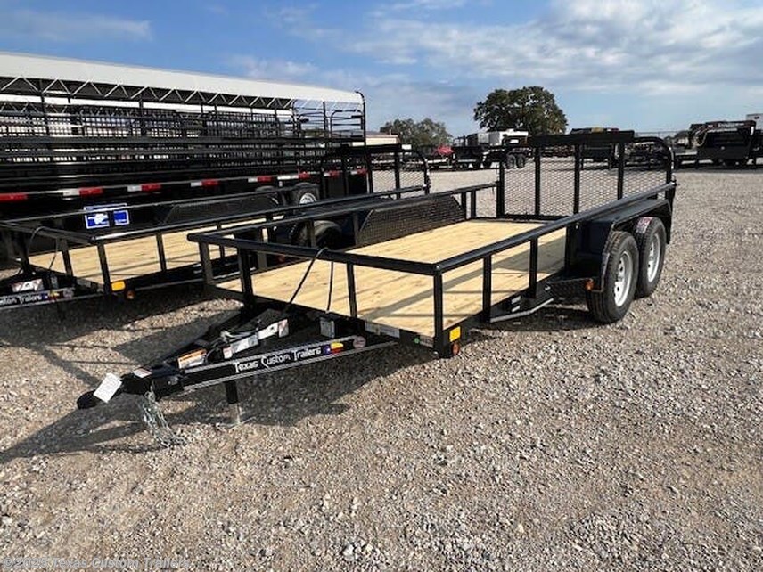 New 2025 East Texas Trailers 77X14 Utility 7K w/Gate available in Decatur, Texas