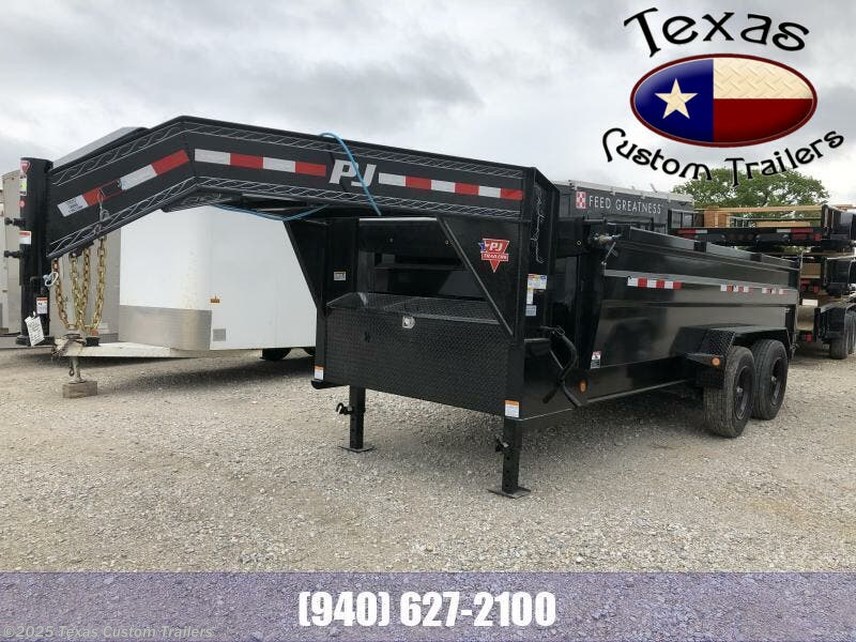 New 2025 PJ Trailers Dump 16&apos; HD Low-Pro  (DE) available in Decatur, Texas