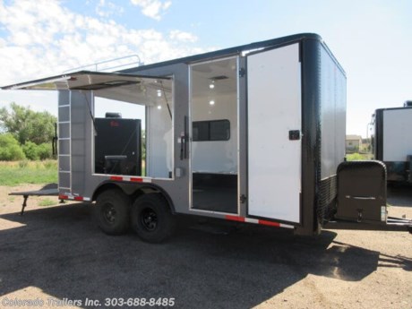 &lt;p&gt;&lt;span style=&quot;font-family: arial, helvetica, sans-serif; font-size: 16px;&quot;&gt;New 2022 8.5x16 Colorado Off Road Trailer for sale.&amp;nbsp; Trailer features:&lt;/span&gt;&lt;/p&gt;
&lt;p&gt;&lt;span style=&quot;font-family: arial, helvetica, sans-serif; font-size: 16px;&quot;&gt;2 - 5200lb. torsion axles with brakes&lt;/span&gt;&lt;br /&gt;&lt;span style=&quot;font-family: arial, helvetica, sans-serif; font-size: 16px;&quot;&gt;16&quot; On center walls, ceiling, and floor&lt;br /&gt;5x6 Awning&amp;nbsp;&lt;/span&gt;&lt;br /&gt;&lt;span style=&quot;font-family: arial, helvetica, sans-serif; font-size: 16px;&quot;&gt;7 foot interior height&lt;/span&gt;&lt;br /&gt;&lt;span style=&quot;font-family: arial, helvetica, sans-serif; font-size: 16px;&quot;&gt;Blackout package&lt;/span&gt;&lt;br /&gt;&lt;span style=&quot;font-family: arial, helvetica, sans-serif; font-size: 16px;&quot;&gt;Front generator platform with enclosed box&lt;/span&gt;&lt;br /&gt;&lt;span style=&quot;font-family: arial, helvetica, sans-serif; font-size: 16px;&quot;&gt;Rear ramp door with spring assist close and cam bars&lt;br /&gt;Rear deck option&amp;nbsp;&lt;/span&gt;&lt;br /&gt;&lt;span style=&quot;font-family: arial, helvetica, sans-serif; font-size: 16px;&quot;&gt;Side door with RV lock, cam bar&lt;/span&gt;&lt;br /&gt;&lt;span style=&quot;font-family: arial, helvetica, sans-serif; font-size: 16px;&quot;&gt;Nudo floor and ramp&lt;/span&gt;&lt;br /&gt;&lt;span style=&quot;font-family: arial, helvetica, sans-serif; font-size: 16px;&quot;&gt;Insulated walls and floor&lt;/span&gt;&lt;br /&gt;&lt;span style=&quot;font-size: 16px; font-family: arial, helvetica, sans-serif;&quot;&gt;Aluminum wall and ceiling liner&lt;br /&gt;32 inch Mudterrain tires&amp;nbsp;&lt;/span&gt;&lt;br /&gt;&lt;span style=&quot;font-family: arial, helvetica, sans-serif;&quot;&gt;&lt;span style=&quot;font-size: 16px;&quot;&gt;30 amp power package with 4 interior outlets and 1 exterior GFI&lt;br /&gt;&lt;/span&gt;&lt;span style=&quot;font-size: 16px;&quot;&gt;Detachable cord&amp;nbsp;&lt;/span&gt;&lt;/span&gt;&lt;br /&gt;&lt;span style=&quot;font-family: arial, helvetica, sans-serif; font-size: 16px;&quot;&gt;2 18x44 slider windows with screens&lt;/span&gt;&lt;br /&gt;&lt;span style=&quot;font-family: arial, helvetica, sans-serif; font-size: 16px;&quot;&gt;4 D-rings&lt;/span&gt;&lt;br /&gt;&lt;span style=&quot;font-family: arial, helvetica, sans-serif; font-size: 16px;&quot;&gt;A/C unit with heat strip&amp;nbsp;&lt;/span&gt;&lt;br /&gt;&lt;span style=&quot;font-family: arial, helvetica, sans-serif; font-size: 16px;&quot;&gt;Battery and box with battery charger&lt;br /&gt;8x7 Roof rack with ladder&amp;nbsp;&lt;/span&gt;&lt;br /&gt;&lt;span style=&quot;font-family: arial, helvetica, sans-serif; font-size: 16px;&quot;&gt;6 LED interior puck lights&lt;/span&gt;&lt;br /&gt;&lt;span style=&quot;font-family: arial, helvetica, sans-serif; font-size: 16px;&quot;&gt;2 LED interior 4 foot ceiling lights&lt;/span&gt;&lt;br /&gt;&lt;span style=&quot;font-family: arial, helvetica, sans-serif; font-size: 16px;&quot;&gt;2 LED exterior spot/load lights&lt;/span&gt;&lt;br /&gt;&lt;span style=&quot;font-family: arial, helvetica, sans-serif; font-size: 16px;&quot;&gt;2 LED exterior party lights&lt;/span&gt;&lt;br /&gt;&lt;span style=&quot;font-family: arial, helvetica, sans-serif; font-size: 16px;&quot;&gt;LED exterior running lights&lt;/span&gt;&lt;br /&gt;&lt;span style=&quot;font-family: arial, helvetica, sans-serif; font-size: 16px;&quot;&gt;Stabilizer jacks&lt;/span&gt;&lt;br /&gt;&lt;span style=&quot;font-family: arial, helvetica, sans-serif; font-size: 16px;&quot;&gt;Triple tube tongue&lt;/span&gt;&lt;/p&gt;
&lt;p&gt;&lt;span style=&quot;font-family: arial, helvetica, sans-serif; font-size: 16px;&quot;&gt;Dealer Stock #16177&lt;/span&gt;&lt;br /&gt;&lt;span style=&quot;font-family: arial, helvetica, sans-serif; font-size: 16px;&quot;&gt;Year: 2022&lt;/span&gt;&lt;br /&gt;&lt;span style=&quot;font-family: arial, helvetica, sans-serif; font-size: 16px;&quot;&gt;Make: Cargo Craft&lt;/span&gt;&lt;br /&gt;&lt;span style=&quot;font-family: arial, helvetica, sans-serif; font-size: 16px;&quot;&gt;Model: 8.5x16&lt;/span&gt;&lt;br /&gt;&lt;span style=&quot;font-family: arial, helvetica, sans-serif; font-size: 16px;&quot;&gt;Color: Matte Gray Blackout&lt;/span&gt;&lt;br /&gt;&lt;span style=&quot;font-family: arial, helvetica, sans-serif; font-size: 16px;&quot;&gt;Weight: 4800 lbs.&lt;/span&gt;&lt;/p&gt;
&lt;p&gt;&lt;span style=&quot;font-family: arial, helvetica, sans-serif; font-size: 16px;&quot;&gt;Give us a call we would like to earn your business 303-688-8485 - Not near us? Shipping options available with great rates! Call to inquire.&lt;/span&gt;&lt;/p&gt;