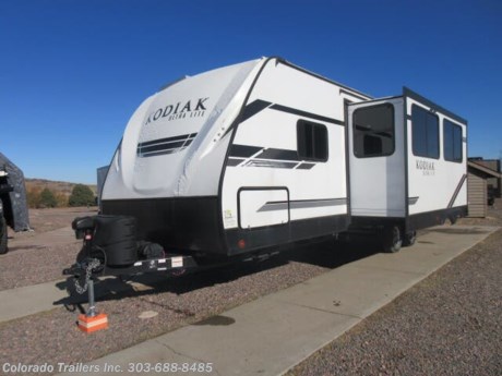 &lt;p&gt;&lt;span style=&quot;font-family: arial, helvetica, sans-serif; font-size: 18px;&quot;&gt;USED 2021 Dutchmen Kodiak Ultra Lite 289 BHSL RV for sale!!&amp;nbsp;&lt;/span&gt;&lt;/p&gt;
&lt;p&gt;&lt;span style=&quot;font-family: arial, helvetica, sans-serif; font-size: 18px;&quot;&gt;Trailer is in excellent&amp;nbsp;condition&lt;/span&gt;&lt;/p&gt;
&lt;p&gt;&lt;span style=&quot;font-family: arial, helvetica, sans-serif; font-size: 18px;&quot;&gt;Queen size bed in front bedroom with wardrobe cabinet&lt;br /&gt;Dual entry doors&lt;br /&gt;U-Shaped dinette that turns into bed&lt;br /&gt;Spacious pullout sofa&lt;br /&gt;Double size stacked bunk beds&lt;br /&gt;&lt;/span&gt;&lt;span style=&quot;font-family: arial, helvetica, sans-serif; font-size: 18px;&quot;&gt;Outdoor fridge&lt;br /&gt;Microwave oven&amp;nbsp;&lt;br /&gt;Three Burner stove&lt;br /&gt;&lt;/span&gt;&lt;span style=&quot;font-family: arial, helvetica, sans-serif; font-size: 18px;&quot;&gt;Fridge&amp;nbsp;&lt;br /&gt;Huge pantry&lt;br /&gt;Powered side awning&lt;br /&gt;Interior/ exterior speakers&amp;nbsp;&lt;br /&gt;&lt;/span&gt;&lt;span style=&quot;font-family: arial, helvetica, sans-serif; font-size: 18px;&quot;&gt;Bathroom with shower, sink, and toilet&amp;nbsp;&lt;br /&gt;&lt;/span&gt;&lt;span style=&quot;font-family: arial, helvetica, sans-serif; font-size: 18px;&quot;&gt;Exterior mounted spare tire&lt;br /&gt;AC Unit&lt;br /&gt;Nice large open floor plan&lt;br /&gt;&lt;/span&gt;&lt;span style=&quot;font-family: arial, helvetica, sans-serif; font-size: 18px;&quot;&gt;Beautiful counter tops&lt;br /&gt;&lt;/span&gt;&lt;span style=&quot;font-family: arial, helvetica, sans-serif; font-size: 18px;&quot;&gt;Solar panel&amp;nbsp;&lt;br /&gt;&lt;/span&gt;&lt;span style=&quot;font-family: arial, helvetica, sans-serif; font-size: 18px;&quot;&gt;Four seasons package&lt;br /&gt;Sold as is no warranty&amp;nbsp;&lt;br /&gt;&lt;br /&gt;Dealer Stock: 16292&lt;br /&gt;&lt;/span&gt;&lt;span style=&quot;font-family: arial, helvetica, sans-serif; font-size: 16px;&quot;&gt;Year: 2021&lt;/span&gt;&lt;br /&gt;&lt;span style=&quot;font-family: arial, helvetica, sans-serif; font-size: 16px;&quot;&gt;Make: Dutchmen&lt;/span&gt;&lt;br /&gt;&lt;span style=&quot;font-family: arial, helvetica, sans-serif; font-size: 16px;&quot;&gt;Model: Kodiak Ultra Lite 289 BHSL&lt;/span&gt;&lt;br /&gt;&lt;span style=&quot;font-family: arial, helvetica, sans-serif; font-size: 16px;&quot;&gt;Color: White&amp;nbsp;&lt;/span&gt;&lt;br /&gt;&lt;br /&gt;&lt;/p&gt;
&lt;p&gt;&amp;nbsp;&lt;/p&gt;
&lt;p&gt;&lt;span style=&quot;font-family: arial, helvetica, sans-serif; font-size: 16px;&quot;&gt;Give us a call we would like to earn your business 303-688-8485&lt;br /&gt;Shipping Available! Call to inquire&lt;/span&gt;&lt;/p&gt;