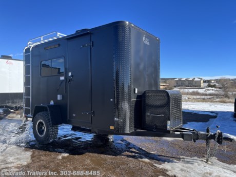 &lt;p&gt;&lt;span style=&quot;font-family: arial, helvetica, sans-serif; font-size: 18px;&quot;&gt;New 2023 6x12 Colorado Off Road Cargo Trailer for sale. Trailer features:&lt;/span&gt;&lt;br /&gt;&lt;br /&gt;&lt;span style=&quot;font-family: arial, helvetica, sans-serif; font-size: 18px;&quot;&gt;3500lb. torsion axle&lt;/span&gt;&lt;br /&gt;&lt;span style=&quot;font-family: arial, helvetica, sans-serif; font-size: 18px;&quot;&gt;16&quot; On Center Walls, Floor and Ceiling&lt;/span&gt;&lt;br /&gt;&lt;span style=&quot;font-family: arial, helvetica, sans-serif; font-size: 18px;&quot;&gt;Black out package&lt;/span&gt;&lt;br /&gt;&lt;span style=&quot;font-family: arial, helvetica, sans-serif; font-size: 18px;&quot;&gt;6 foot 6 inch interior height&lt;/span&gt;&lt;br /&gt;&lt;span style=&quot;font-family: arial, helvetica, sans-serif; font-size: 18px;&quot;&gt;32 inch All terrain tires&amp;nbsp;&lt;/span&gt;&lt;br /&gt;&lt;span style=&quot;font-family: arial, helvetica, sans-serif; font-size: 18px;&quot;&gt;Front Generator Platform with Aluminum Cover&lt;/span&gt;&lt;br /&gt;&lt;span style=&quot;font-family: arial, helvetica, sans-serif; font-size: 18px;&quot;&gt;6x5 Aluminum roof rack with ladder&lt;/span&gt;&lt;br /&gt;&lt;span style=&quot;font-family: arial, helvetica, sans-serif; font-size: 18px;&quot;&gt;Side door with RV lock and cam bar&lt;br /&gt;Fold down RV Step at side door&lt;/span&gt;&lt;br /&gt;&lt;span style=&quot;font-family: arial, helvetica, sans-serif; font-size: 18px;&quot;&gt;Rear ramp door with spring assist close, cam bars, and rear deck option&lt;/span&gt;&lt;br /&gt;&lt;span style=&quot;font-family: arial, helvetica, sans-serif; font-size: 18px;&quot;&gt;Nudo&amp;nbsp;Floor and Ramp&lt;/span&gt;&lt;br /&gt;&lt;span style=&quot;font-family: arial, helvetica, sans-serif; font-size: 18px;&quot;&gt;Insulated walls and ceiling &lt;/span&gt;&lt;br /&gt;&lt;span style=&quot;font-family: arial, helvetica, sans-serif; font-size: 18px;&quot;&gt;Aluminum wall and ceiling liner&lt;/span&gt;&lt;br /&gt;&lt;span style=&quot;font-family: arial, helvetica, sans-serif; font-size: 18px;&quot;&gt;2 - 18x44 slider slider windows with screens&amp;nbsp;&lt;/span&gt;&lt;br /&gt;&lt;span style=&quot;font-family: arial, helvetica, sans-serif; font-size: 18px;&quot;&gt;Battery and box with battery charger&lt;/span&gt;&lt;br /&gt;&lt;span style=&quot;font-family: arial, helvetica, sans-serif; font-size: 18px;&quot;&gt;A/C unit with heat strip&lt;/span&gt;&lt;br /&gt;&lt;span style=&quot;font-family: arial, helvetica, sans-serif; font-size: 18px;&quot;&gt;30 amp power package with 4 interior outlets and 1 exterior GFI outlet&lt;/span&gt;&lt;br /&gt;&lt;span style=&quot;font-family: arial, helvetica, sans-serif; font-size: 18px;&quot;&gt;4 LED interior puck lights&lt;/span&gt;&lt;br /&gt;&lt;span style=&quot;font-family: arial, helvetica, sans-serif; font-size: 18px;&quot;&gt;2 LED interior 4 foot ceiling lights&lt;/span&gt;&lt;br /&gt;&lt;span style=&quot;font-family: arial, helvetica, sans-serif; font-size: 18px;&quot;&gt;1 LED exterior party light&lt;/span&gt;&lt;br /&gt;&lt;span style=&quot;font-family: arial, helvetica, sans-serif; font-size: 18px;&quot;&gt;2 LED exterior spot/load lights&lt;br /&gt;LED exterior running lights&lt;/span&gt;&lt;br /&gt;&lt;span style=&quot;font-family: arial, helvetica, sans-serif; font-size: 18px;&quot;&gt;4 D Rings&lt;/span&gt;&lt;br /&gt;&lt;span style=&quot;font-family: arial, helvetica, sans-serif; font-size: 18px;&quot;&gt;Non power roof vent with Maxx&amp;nbsp;Air&lt;/span&gt;&lt;br /&gt;&lt;span style=&quot;font-family: arial, helvetica, sans-serif; font-size: 18px;&quot;&gt;Extended hitch&lt;/span&gt;&lt;br /&gt;&lt;span style=&quot;font-family: arial, helvetica, sans-serif; font-size: 18px;&quot;&gt;Removable Coupler&lt;br /&gt;Detachable cord&lt;/span&gt;&lt;br /&gt;&lt;span style=&quot;font-family: arial, helvetica, sans-serif; font-size: 18px;&quot;&gt;Drop down stabilizer jacks&lt;/span&gt;&lt;br /&gt;&lt;span style=&quot;font-family: arial, helvetica, sans-serif; font-size: 18px;&quot;&gt;3 year factory warranty&lt;/span&gt;&lt;/p&gt;
&lt;p&gt;&lt;span style=&quot;font-family: arial, helvetica, sans-serif; font-size: 18px;&quot;&gt;Dealer Stock #16347&lt;/span&gt;&lt;br /&gt;&lt;span style=&quot;font-family: arial, helvetica, sans-serif; font-size: 18px;&quot;&gt;Year: 2023&lt;/span&gt;&lt;br /&gt;&lt;span style=&quot;font-family: arial, helvetica, sans-serif; font-size: 18px;&quot;&gt;Make: Cargo Craft&lt;/span&gt;&lt;br /&gt;&lt;span style=&quot;font-family: arial, helvetica, sans-serif; font-size: 18px;&quot;&gt;Model: 6x12&lt;/span&gt;&lt;br /&gt;&lt;span style=&quot;font-family: arial, helvetica, sans-serif; font-size: 18px;&quot;&gt;Color: Matte Black Blackout&lt;/span&gt;&lt;br /&gt;&lt;span style=&quot;font-family: arial, helvetica, sans-serif; font-size: 18px;&quot;&gt;Weight: 2000 lbs.&lt;br /&gt;&lt;/span&gt;&lt;br /&gt;&lt;span style=&quot;font-size: 18px; font-family: arial, helvetica, sans-serif;&quot;&gt;Give us a call we would like to earn your business 303-688-8485!&amp;nbsp; Family owned and operated. Shipping options available!&lt;/span&gt;&lt;/p&gt;