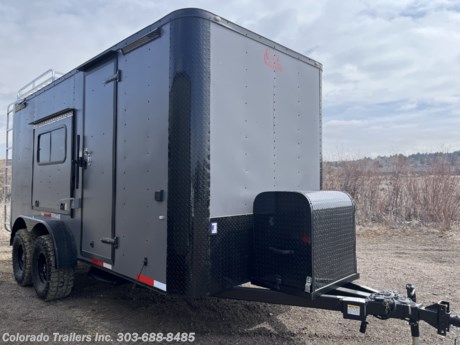 &lt;p&gt;&lt;span style=&quot;font-family: arial, helvetica, sans-serif; font-size: 16px;&quot;&gt;New 2023 7x16 Colorado Off Road Toy Hauler. Trailer is equipped with the Moab package! Trailer features:&lt;/span&gt;&lt;br /&gt;&lt;br /&gt;&lt;span style=&quot;font-family: arial, helvetica, sans-serif; font-size: 16px;&quot;&gt;2-3500lb. torsion axles with electric brakes&lt;/span&gt;&lt;br /&gt;&lt;span style=&quot;font-family: arial, helvetica, sans-serif; font-size: 16px;&quot;&gt;Black out package&lt;/span&gt;&lt;br /&gt;&lt;span style=&quot;font-family: arial, helvetica, sans-serif; font-size: 16px;&quot;&gt;32 inch Mudterrain tires&lt;/span&gt;&lt;br /&gt;&lt;span style=&quot;font-family: arial, helvetica, sans-serif; font-size: 16px;&quot;&gt;16&quot; on center walls, ceiling, and floor&amp;nbsp;&lt;/span&gt;&lt;br /&gt;&lt;span style=&quot;font-family: arial, helvetica, sans-serif; font-size: 16px;&quot;&gt;Front Generator Platform with enclosed box&lt;/span&gt;&lt;br /&gt;&lt;span style=&quot;font-family: arial, helvetica, sans-serif; font-size: 16px;&quot;&gt;7x6 Aluminum roof rack and ladder&lt;/span&gt;&lt;br /&gt;&lt;span style=&quot;font-family: arial, helvetica, sans-serif; font-size: 16px;&quot;&gt;Side door with RV lock and cam bar&lt;/span&gt;&lt;br /&gt;&lt;span style=&quot;font-family: arial, helvetica, sans-serif; font-size: 16px;&quot;&gt;Fold down RV Step at side door&lt;/span&gt;&lt;br /&gt;&lt;span style=&quot;font-family: arial, helvetica, sans-serif; font-size: 16px;&quot;&gt;Rear ramp door with spring assist close&amp;nbsp;&lt;br /&gt;Rear deck option&lt;/span&gt;&lt;br /&gt;&lt;span style=&quot;font-family: arial, helvetica, sans-serif; font-size: 16px;&quot;&gt;7 foot interior height&lt;/span&gt;&lt;br /&gt;&lt;span style=&quot;font-family: arial, helvetica, sans-serif; font-size: 16px;&quot;&gt;Nudo&amp;nbsp;floor and ramp&amp;nbsp;&lt;/span&gt;&lt;br /&gt;&lt;span style=&quot;font-family: arial, helvetica, sans-serif; font-size: 16px;&quot;&gt;Insulated walls and ceiling&lt;/span&gt;&lt;br /&gt;&lt;span style=&quot;font-family: arial, helvetica, sans-serif; font-size: 16px;&quot;&gt;Aluminum wall and ceiling liner&lt;/span&gt;&lt;br /&gt;&lt;span style=&quot;font-family: arial, helvetica, sans-serif; font-size: 16px;&quot;&gt;2 - 18x44 slider windows with screens&lt;/span&gt;&lt;br /&gt;&lt;span style=&quot;font-family: arial, helvetica, sans-serif; font-size: 16px;&quot;&gt;Battery and box with battery charger&lt;/span&gt;&lt;br /&gt;&lt;span style=&quot;font-family: arial, helvetica, sans-serif; font-size: 16px;&quot;&gt;30 amp power package with 4 interior outlets and 1 exterior GFI outlet&lt;br /&gt;&lt;/span&gt;&lt;span style=&quot;font-family: arial, helvetica, sans-serif; font-size: 16px;&quot;&gt;Detachable cord&lt;/span&gt;&lt;br /&gt;&lt;span style=&quot;font-family: arial, helvetica, sans-serif; font-size: 16px;&quot;&gt;Removable Coupler&lt;/span&gt;&lt;br /&gt;&lt;span style=&quot;font-family: arial, helvetica, sans-serif; font-size: 16px;&quot;&gt;A/C unit with heat strip&lt;/span&gt;&lt;br /&gt;&lt;span style=&quot;font-family: arial, helvetica, sans-serif; font-size: 16px;&quot;&gt;Non Power Maxx Air roof vent&lt;/span&gt;&lt;br /&gt;&lt;span style=&quot;font-family: arial, helvetica, sans-serif; font-size: 16px;&quot;&gt;4 D-rings&lt;/span&gt;&lt;br /&gt;&lt;span style=&quot;font-family: arial, helvetica, sans-serif; font-size: 16px;&quot;&gt;2 - 4 foot LED interior ceiling lights&lt;/span&gt;&lt;br /&gt;&lt;span style=&quot;font-family: arial, helvetica, sans-serif; font-size: 16px;&quot;&gt;2 LED exterior party lights&lt;/span&gt;&lt;br /&gt;&lt;span style=&quot;font-family: arial, helvetica, sans-serif; font-size: 16px;&quot;&gt;2 LED exterior spot/load lights&lt;/span&gt;&lt;br /&gt;&lt;span style=&quot;font-family: arial, helvetica, sans-serif; font-size: 16px;&quot;&gt;6 LED interior puck lights&lt;br /&gt;Awning door&lt;br /&gt;3x3 enclosed room with 12V fan and 12V light&lt;br /&gt;Lower cabinet and countertop&lt;/span&gt;&lt;br style=&quot;font-family: arial, helvetica, sans-serif; font-size: 16px;&quot; /&gt;&lt;span style=&quot;font-family: arial, helvetica, sans-serif; font-size: 16px;&quot;&gt;3 year factory warranty&lt;/span&gt;&lt;/p&gt;
&lt;p&gt;&lt;span style=&quot;font-family: arial, helvetica, sans-serif; font-size: 16px;&quot;&gt;Dealer Stock #16378&lt;/span&gt;&lt;br /&gt;&lt;span style=&quot;font-family: arial, helvetica, sans-serif; font-size: 16px;&quot;&gt;Year: 2023&lt;/span&gt;&lt;br /&gt;&lt;span style=&quot;font-family: arial, helvetica, sans-serif; font-size: 16px;&quot;&gt;Make: Off Road&amp;nbsp;&lt;/span&gt;&lt;br /&gt;&lt;span style=&quot;font-family: arial, helvetica, sans-serif; font-size: 16px;&quot;&gt;Model: 7x16&lt;/span&gt;&lt;br /&gt;&lt;span style=&quot;font-family: arial, helvetica, sans-serif; font-size: 16px;&quot;&gt;Color: Matte Gray Blackout&amp;nbsp;&lt;/span&gt;&lt;br /&gt;&lt;span style=&quot;font-family: arial, helvetica, sans-serif; font-size: 16px;&quot;&gt;Weight: 3500lbs.&lt;/span&gt;&lt;/p&gt;
&lt;p&gt;&lt;span style=&quot;font-family: arial, helvetica, sans-serif; font-size: 16px;&quot;&gt;Give us a call we would like to earn your business 303-688-8485&lt;/span&gt;&lt;/p&gt;
