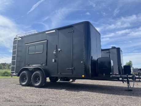 &lt;p&gt;&lt;span style=&quot;font-family: arial, helvetica, sans-serif; font-size: 16px;&quot;&gt;New 2024 7x16 Colorado OFF ROAD Toy Hauler. Trailer is equipped with the Moab package.&amp;nbsp; Trailer features:&lt;/span&gt;&lt;br&gt;&lt;br&gt;&lt;span style=&quot;font-family: arial, helvetica, sans-serif; font-size: 16px;&quot;&gt;2-3500lb. torsion axles with electric brakes&lt;/span&gt;&lt;br&gt;&lt;span style=&quot;font-family: arial, helvetica, sans-serif; font-size: 16px;&quot;&gt;Black out package&lt;/span&gt;&lt;br&gt;&lt;span style=&quot;font-family: arial, helvetica, sans-serif; font-size: 16px;&quot;&gt;32 inch Mudterrain tires&lt;/span&gt;&lt;br&gt;&lt;span style=&quot;font-family: arial, helvetica, sans-serif; font-size: 16px;&quot;&gt;16&quot; on center walls, ceiling, and floor&amp;nbsp;&lt;/span&gt;&lt;br&gt;&lt;span style=&quot;font-family: arial, helvetica, sans-serif; font-size: 16px;&quot;&gt;Front Generator Platform with enclosed box&lt;br&gt;4x5 Awning door&lt;/span&gt;&lt;br&gt;&lt;span style=&quot;font-family: arial, helvetica, sans-serif; font-size: 16px;&quot;&gt;7x6 Aluminum roof rack and ladder&lt;/span&gt;&lt;br&gt;&lt;span style=&quot;font-family: arial, helvetica, sans-serif; font-size: 16px;&quot;&gt;Side door with RV lock and cam bar&lt;/span&gt;&lt;br&gt;&lt;span style=&quot;font-family: arial, helvetica, sans-serif; font-size: 16px;&quot;&gt;Fold down RV Step at side door&lt;/span&gt;&lt;br&gt;&lt;span style=&quot;font-family: arial, helvetica, sans-serif; font-size: 16px;&quot;&gt;Rear ramp door with spring assist close&amp;nbsp;&lt;br&gt;Rear deck option&lt;/span&gt;&lt;br&gt;&lt;span style=&quot;font-family: arial, helvetica, sans-serif; font-size: 16px;&quot;&gt;7 foot interior height&lt;/span&gt;&lt;br&gt;&lt;span style=&quot;font-family: arial, helvetica, sans-serif; font-size: 16px;&quot;&gt;Rubber Coin floor and ramp Nudo down&lt;/span&gt;&lt;br&gt;&lt;span style=&quot;font-family: arial, helvetica, sans-serif; font-size: 16px;&quot;&gt;Insulated walls and ceiling&lt;/span&gt;&lt;br&gt;&lt;span style=&quot;font-family: arial, helvetica, sans-serif; font-size: 16px;&quot;&gt;Aluminum wall and ceiling liner&lt;/span&gt;&lt;br&gt;&lt;span style=&quot;font-family: arial, helvetica, sans-serif; font-size: 16px;&quot;&gt;2 - 18x44 slider windows with screens&lt;/span&gt;&lt;br&gt;&lt;span style=&quot;font-family: arial, helvetica, sans-serif; font-size: 16px;&quot;&gt;Battery and box with battery charger&lt;/span&gt;&lt;br&gt;&lt;span style=&quot;font-family: arial, helvetica, sans-serif; font-size: 16px;&quot;&gt;30 amp power package with 4 interior outlets and 1 exterior GFI outlet&lt;br&gt;&lt;/span&gt;&lt;span style=&quot;font-family: arial, helvetica, sans-serif; font-size: 16px;&quot;&gt;Detachable cord&lt;/span&gt;&lt;br&gt;&lt;span style=&quot;font-family: arial, helvetica, sans-serif; font-size: 16px;&quot;&gt;Removable Coupler&lt;/span&gt;&lt;br&gt;&lt;span style=&quot;font-family: arial, helvetica, sans-serif; font-size: 16px;&quot;&gt;A/C unit with heat strip&lt;/span&gt;&lt;br&gt;&lt;span style=&quot;font-family: arial, helvetica, sans-serif; font-size: 16px;&quot;&gt;Deluxe 12 volt fan&lt;/span&gt;&lt;br&gt;&lt;span style=&quot;font-family: arial, helvetica, sans-serif; font-size: 16px;&quot;&gt;4 D-rings&lt;/span&gt;&lt;br&gt;&lt;span style=&quot;font-family: arial, helvetica, sans-serif; font-size: 16px;&quot;&gt;2 - 4 foot LED interior ceiling lights&lt;/span&gt;&lt;br&gt;&lt;span style=&quot;font-family: arial, helvetica, sans-serif; font-size: 16px;&quot;&gt;2 LED exterior party lights&lt;/span&gt;&lt;br&gt;&lt;span style=&quot;font-family: arial, helvetica, sans-serif; font-size: 16px;&quot;&gt;2 LED exterior spot/load lights&lt;/span&gt;&lt;br&gt;&lt;span style=&quot;font-family: arial, helvetica, sans-serif; font-size: 16px;&quot;&gt;6 LED interior puck lights&lt;/span&gt;&lt;br&gt;&lt;span style=&quot;font-family: arial, helvetica, sans-serif; font-size: 16px;&quot;&gt;3 year factory warranty&lt;/span&gt;&lt;/p&gt;
&lt;p&gt;&lt;span style=&quot;font-family: arial, helvetica, sans-serif; font-size: 16px;&quot;&gt;Dealer Stock #16695&lt;/span&gt;&lt;br&gt;&lt;span style=&quot;font-family: arial, helvetica, sans-serif; font-size: 16px;&quot;&gt;Year: 2024&lt;/span&gt;&lt;br&gt;&lt;span style=&quot;font-family: arial, helvetica, sans-serif; font-size: 16px;&quot;&gt;Make: Off Road&amp;nbsp;&lt;/span&gt;&lt;br&gt;&lt;span style=&quot;font-family: arial, helvetica, sans-serif; font-size: 16px;&quot;&gt;Model: 7x16&lt;/span&gt;&lt;br&gt;&lt;span style=&quot;font-family: arial, helvetica, sans-serif; font-size: 16px;&quot;&gt;Color: Matte Black Blackout&amp;nbsp;&lt;/span&gt;&lt;br&gt;&lt;span style=&quot;font-family: arial, helvetica, sans-serif; font-size: 16px;&quot;&gt;Weight: 3800lbs.&lt;br&gt;&lt;/span&gt;&lt;span style=&quot;font-family: arial, helvetica, sans-serif; font-size: 16px;&quot;&gt;Payload Capacity: 3200lbs.&lt;/span&gt;&lt;/p&gt;
&lt;p&gt;&lt;span style=&quot;font-family: arial, helvetica, sans-serif; font-size: 16px;&quot;&gt;Give us a call we would like to earn your business 303-688-8485&lt;/span&gt;&lt;/p&gt;