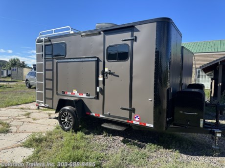 &lt;p&gt;&lt;span style=&quot;font-size: 16px; font-family: arial, helvetica, sans-serif;&quot;&gt;New 2023 6x14 Colorado Cargo Trailer.&amp;nbsp; Trailer features:&lt;/span&gt;&lt;br&gt;&lt;br&gt;&lt;span style=&quot;font-family: arial, helvetica, sans-serif; font-size: 16px;&quot;&gt;5200lb. torsion axle with electric brakes&lt;br&gt;Four inches of additional&amp;nbsp;ground clearance&amp;nbsp;&lt;/span&gt;&lt;br&gt;&lt;span style=&quot;font-family: arial, helvetica, sans-serif; font-size: 16px;&quot;&gt;Black out package&lt;br&gt;Thicker exterior skin&amp;nbsp;&lt;br&gt;Aluminum wheels&lt;/span&gt;&lt;br&gt;&lt;span style=&quot;font-size: 16px; font-family: arial, helvetica, sans-serif;&quot;&gt;16&quot; on center walls, floor and ceiling&lt;/span&gt;&lt;br&gt;&lt;span style=&quot;font-size: 16px; font-family: arial, helvetica, sans-serif;&quot;&gt;6x5 aluminum roof rack with ladder&lt;/span&gt;&lt;br&gt;&lt;span style=&quot;font-size: 16px; font-family: arial, helvetica, sans-serif;&quot;&gt;Front Generator Platform with enclosed box&lt;/span&gt;&lt;br&gt;&lt;span style=&quot;font-size: 16px; font-family: arial, helvetica, sans-serif;&quot;&gt;Drop down stabilizer jacks&lt;/span&gt;&lt;br&gt;&lt;span style=&quot;font-size: 16px; font-family: arial, helvetica, sans-serif;&quot;&gt;Side door with window, RV lock and cam bar&lt;/span&gt;&lt;br&gt;&lt;span style=&quot;font-size: 16px; font-family: arial, helvetica, sans-serif;&quot;&gt;Rear ramp door with spring assist close and rear deck option with cam bars&lt;/span&gt;&lt;br&gt;&lt;span style=&quot;font-size: 16px; font-family: arial, helvetica, sans-serif;&quot;&gt;7 foot interior height&lt;/span&gt;&lt;br&gt;&lt;span style=&quot;font-size: 16px; font-family: arial, helvetica, sans-serif;&quot;&gt;Rubbercoin floor and ramp with Nudo down&lt;/span&gt;&lt;br&gt;&lt;span style=&quot;font-size: 16px; font-family: arial, helvetica, sans-serif;&quot;&gt;Insulated walls and ceiling&lt;/span&gt;&lt;br&gt;&lt;span style=&quot;font-size: 16px; font-family: arial, helvetica, sans-serif;&quot;&gt;Aluminum wall and ceiling liner&lt;/span&gt;&lt;br&gt;&lt;span style=&quot;font-family: arial, helvetica, sans-serif; font-size: 16px;&quot;&gt;2 - 18x44 slider windows with screens in rear&lt;br&gt;4x6 Awning door&amp;nbsp;&lt;/span&gt;&lt;br&gt;&lt;span style=&quot;font-size: 16px; font-family: arial, helvetica, sans-serif;&quot;&gt;Battery and box with battery charger&lt;br&gt;Detachable cord&amp;nbsp;&lt;/span&gt;&lt;br&gt;&lt;span style=&quot;font-size: 16px; font-family: arial, helvetica, sans-serif;&quot;&gt;30 amp power package with 4 interior outlets and 1 exterior GFI outlet&lt;/span&gt;&lt;br&gt;&lt;span style=&quot;font-size: 16px; font-family: arial, helvetica, sans-serif;&quot;&gt;A/C unit&amp;nbsp;&lt;/span&gt;&lt;br&gt;&lt;span style=&quot;font-size: 16px; font-family: arial, helvetica, sans-serif;&quot;&gt;Non power roof vent with maxx air&amp;nbsp;&lt;/span&gt;&lt;br&gt;&lt;span style=&quot;font-family: arial, helvetica, sans-serif; font-size: 16px;&quot;&gt;E-track in walls and floor&amp;nbsp;&lt;br&gt;Upper storage cabinet&amp;nbsp;&lt;/span&gt;&lt;br&gt;&lt;span style=&quot;font-family: arial, helvetica, sans-serif; font-size: 16px;&quot;&gt;Matching spare tire&amp;nbsp;&lt;/span&gt;&lt;br&gt;&lt;span style=&quot;font-size: 16px; font-family: arial, helvetica, sans-serif;&quot;&gt;2 - 4 foot LED interior ceiling lights&lt;/span&gt;&lt;br&gt;&lt;span style=&quot;font-size: 16px; font-family: arial, helvetica, sans-serif;&quot;&gt;2 LED exterior party lights&lt;/span&gt;&lt;br&gt;&lt;span style=&quot;font-size: 16px; font-family: arial, helvetica, sans-serif;&quot;&gt;2 LED exterior spot/load lights&lt;/span&gt;&lt;br&gt;&lt;span style=&quot;font-family: arial, helvetica, sans-serif; font-size: 16px;&quot;&gt;4 LED interior puck lights&lt;br&gt;Removable front coupler&lt;/span&gt;&lt;br&gt;&lt;span style=&quot;font-size: 16px; font-family: arial, helvetica, sans-serif;&quot;&gt;3 year factory warranty&lt;/span&gt;&lt;/p&gt;
&lt;p&gt;&lt;span style=&quot;font-size: 16px; font-family: arial, helvetica, sans-serif;&quot;&gt;Dealer Stock #16530&lt;/span&gt;&lt;br&gt;&lt;span style=&quot;font-size: 16px; font-family: arial, helvetica, sans-serif;&quot;&gt;Year: 2023&lt;/span&gt;&lt;br&gt;&lt;span style=&quot;font-size: 16px; font-family: arial, helvetica, sans-serif;&quot;&gt;Make: Cargo Craft&lt;/span&gt;&lt;br&gt;&lt;span style=&quot;font-size: 16px; font-family: arial, helvetica, sans-serif;&quot;&gt;Model: 6x14&lt;/span&gt;&lt;br&gt;&lt;span style=&quot;font-size: 16px; font-family: arial, helvetica, sans-serif;&quot;&gt;Color: Chocolate Blackout&amp;nbsp;&lt;/span&gt;&lt;br&gt;&lt;span style=&quot;font-size: 16px; font-family: arial, helvetica, sans-serif;&quot;&gt;Weight: 2800lbs.&lt;/span&gt;&lt;/p&gt;
&lt;p&gt;&lt;span style=&quot;font-size: 16px; font-family: arial, helvetica, sans-serif;&quot;&gt;Give us a call we would like to earn your business 303-688-8485 - Family owned and operated. Shipping options available with great rates! Call to inquire.&amp;nbsp;&lt;/span&gt;&lt;/p&gt;
&lt;p&gt;&amp;nbsp;&lt;/p&gt;
&lt;p&gt;&amp;nbsp;&lt;/p&gt;