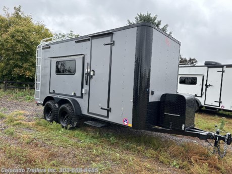 &lt;p&gt;&lt;span style=&quot;font-size: 16px; font-family: arial, helvetica, sans-serif;&quot;&gt;New 2024 7x16 Colorado OFF ROAD Trailer. Trailer is equipped with the Moab package.&amp;nbsp; Trailer features:&lt;br /&gt;&lt;/span&gt;&lt;br /&gt;&lt;span style=&quot;font-size: 16px; font-family: arial, helvetica, sans-serif;&quot;&gt;2-3500lb. torsion axles with electric brakes&lt;/span&gt;&lt;br /&gt;&lt;span style=&quot;font-size: 16px; font-family: arial, helvetica, sans-serif;&quot;&gt;Black out package&lt;/span&gt;&lt;br /&gt;&lt;span style=&quot;font-family: arial, helvetica, sans-serif; font-size: 16px;&quot;&gt;31 inch &lt;/span&gt;Mudterrain&lt;span style=&quot;font-family: arial, helvetica, sans-serif; font-size: 16px;&quot;&gt;&amp;nbsp;tires&lt;/span&gt;&lt;br /&gt;&lt;span style=&quot;font-size: 16px; font-family: arial, helvetica, sans-serif;&quot;&gt;16&quot; on center walls, floor and ceiling&lt;/span&gt;&lt;br /&gt;&lt;span style=&quot;font-size: 16px; font-family: arial, helvetica, sans-serif;&quot;&gt;7x6 aluminum roof rack with ladder&lt;/span&gt;&lt;br /&gt;&lt;span style=&quot;font-size: 16px; font-family: arial, helvetica, sans-serif;&quot;&gt;Front Generator Platform with enclosed box&lt;/span&gt;&lt;br /&gt;&lt;span style=&quot;font-size: 16px; font-family: arial, helvetica, sans-serif;&quot;&gt;Drop down stabilizer jacks&lt;/span&gt;&lt;br /&gt;&lt;span style=&quot;font-size: 16px; font-family: arial, helvetica, sans-serif;&quot;&gt;Side door with RV lock and cam bar&lt;/span&gt;&lt;br /&gt;&lt;span style=&quot;font-size: 16px; font-family: arial, helvetica, sans-serif;&quot;&gt;Fold down RV Step at side door&lt;/span&gt;&lt;br /&gt;&lt;span style=&quot;font-size: 16px; font-family: arial, helvetica, sans-serif;&quot;&gt;Rear ramp door with spring assist close and rear deck option with cam bars&lt;/span&gt;&lt;br /&gt;&lt;span style=&quot;font-size: 16px; font-family: arial, helvetica, sans-serif;&quot;&gt;7 foot interior height&lt;/span&gt;&lt;br /&gt;&lt;span style=&quot;font-size: 16px; font-family: arial, helvetica, sans-serif;&quot;&gt;Rubber coin floor and ramp with Nudo down&lt;/span&gt;&lt;br /&gt;&lt;span style=&quot;font-size: 16px; font-family: arial, helvetica, sans-serif;&quot;&gt;Insulated walls and ceiling&lt;/span&gt;&lt;br /&gt;&lt;span style=&quot;font-size: 16px; font-family: arial, helvetica, sans-serif;&quot;&gt;Aluminum wall and ceiling liner&lt;/span&gt;&lt;br /&gt;&lt;span style=&quot;font-size: 16px; font-family: arial, helvetica, sans-serif;&quot;&gt;2 - 18x44 slider windows with screens in rear&lt;br /&gt;4x6 Awning door&lt;/span&gt;&lt;br /&gt;&lt;span style=&quot;font-size: 16px; font-family: arial, helvetica, sans-serif;&quot;&gt;Battery and box with battery charger&lt;br /&gt;Detachable cord&amp;nbsp;&lt;/span&gt;&lt;br /&gt;&lt;span style=&quot;font-size: 16px; font-family: arial, helvetica, sans-serif;&quot;&gt;30 amp power package with 4 interior outlets and 1 exterior GFI outlet&lt;/span&gt;&lt;br /&gt;&lt;span style=&quot;font-size: 16px; font-family: arial, helvetica, sans-serif;&quot;&gt;A/C unit with heat strip&lt;/span&gt;&lt;br /&gt;&lt;span style=&quot;font-family: arial, helvetica, sans-serif;&quot;&gt;&lt;span style=&quot;font-size: 16px;&quot;&gt;Deluxe 12 volt fan&amp;nbsp;&lt;/span&gt;&lt;/span&gt;&lt;br /&gt;&lt;span style=&quot;font-size: 16px; font-family: arial, helvetica, sans-serif;&quot;&gt;4 D-rings&lt;/span&gt;&lt;br /&gt;&lt;span style=&quot;font-size: 16px; font-family: arial, helvetica, sans-serif;&quot;&gt;2 - 4 foot LED interior ceiling lights&lt;/span&gt;&lt;br /&gt;&lt;span style=&quot;font-size: 16px; font-family: arial, helvetica, sans-serif;&quot;&gt;2 LED exterior party lights&lt;/span&gt;&lt;br /&gt;&lt;span style=&quot;font-size: 16px; font-family: arial, helvetica, sans-serif;&quot;&gt;2 LED exterior spot/load lights&lt;/span&gt;&lt;br /&gt;&lt;span style=&quot;font-size: 16px; font-family: arial, helvetica, sans-serif;&quot;&gt;7 LED interior puck lights&lt;/span&gt;&lt;br /&gt;&lt;span style=&quot;font-size: 16px; font-family: arial, helvetica, sans-serif;&quot;&gt;3 year factory warranty&lt;/span&gt;&lt;/p&gt;
&lt;p&gt;&lt;span style=&quot;font-size: 16px; font-family: arial, helvetica, sans-serif;&quot;&gt;Dealer Stock #16564&lt;/span&gt;&lt;br /&gt;&lt;span style=&quot;font-size: 16px; font-family: arial, helvetica, sans-serif;&quot;&gt;Year: 2024&lt;/span&gt;&lt;br /&gt;&lt;span style=&quot;font-size: 16px; font-family: arial, helvetica, sans-serif;&quot;&gt;Make: Cargo Craft&lt;/span&gt;&lt;br /&gt;&lt;span style=&quot;font-size: 16px; font-family: arial, helvetica, sans-serif;&quot;&gt;Model: 7x16&lt;/span&gt;&lt;br /&gt;&lt;span style=&quot;font-size: 16px; font-family: arial, helvetica, sans-serif;&quot;&gt;Color: Matte Gray Blackout&amp;nbsp;&lt;/span&gt;&lt;br /&gt;&lt;span style=&quot;font-size: 16px; font-family: arial, helvetica, sans-serif;&quot;&gt;Weight: 3800lbs.&lt;/span&gt;&lt;/p&gt;
&lt;p&gt;&lt;span style=&quot;font-size: 16px; font-family: arial, helvetica, sans-serif;&quot;&gt;Give us a call we would like to earn your business 303-688-8485 - Family owned and operated. Shipping options available with great rates! Call to inquire.&amp;nbsp;&lt;/span&gt;&lt;/p&gt;
&lt;p&gt;&amp;nbsp;&lt;/p&gt;
&lt;p&gt;&amp;nbsp;&lt;/p&gt;