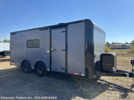 &lt;p&gt;&lt;span style=&quot;font-family: arial, helvetica, sans-serif; font-size: 18px;&quot;&gt;New 2024 8.5x20 Colorado Cargo Trailer for sale.&amp;nbsp; Trailer features:&lt;/span&gt;&lt;/p&gt;
&lt;p&gt;&lt;span style=&quot;font-family: arial, helvetica, sans-serif; font-size: 18px;&quot;&gt;2 - 6000lb. torsion spread axles with electric brakes&lt;br /&gt;Electric jack&amp;nbsp;&lt;br /&gt;Aluminum wheels&lt;br /&gt;Dove Tail&lt;br /&gt;2-18x44 windows with screen&lt;br /&gt;5x6 Awning door&lt;/span&gt;&lt;br /&gt;&lt;span style=&quot;font-family: arial, helvetica, sans-serif; font-size: 18px;&quot;&gt;Rear ramp door with spring assist close and transition flap&lt;br /&gt;Drag rollers&amp;nbsp;&lt;br /&gt;&lt;/span&gt;&lt;span style=&quot;font-family: arial, helvetica, sans-serif; font-size: 18px;&quot;&gt;Side door with RV lock and cam bar&lt;/span&gt;&lt;br /&gt;&lt;span style=&quot;font-family: arial, helvetica, sans-serif; font-size: 18px;&quot;&gt;Blackout package&amp;nbsp;&lt;/span&gt;&lt;br /&gt;&lt;span style=&quot;font-family: arial, helvetica, sans-serif; font-size: 18px;&quot;&gt;6 D-rings&lt;/span&gt;&lt;br /&gt;&lt;span style=&quot;font-family: arial, helvetica, sans-serif; font-size: 18px;&quot;&gt;LED exterior running lights&lt;/span&gt;&lt;br /&gt;&lt;span style=&quot;font-family: arial, helvetica, sans-serif; font-size: 18px;&quot;&gt;2 LED exterior load/spot lights&lt;/span&gt;&lt;br /&gt;&lt;span style=&quot;font-family: arial, helvetica, sans-serif; font-size: 18px;&quot;&gt;2 LED exterior party lights&lt;/span&gt;&lt;br /&gt;&lt;span style=&quot;font-family: arial, helvetica, sans-serif; font-size: 18px;&quot;&gt;6 LED interior puck lights&lt;/span&gt;&lt;br /&gt;&lt;span style=&quot;font-family: arial, helvetica, sans-serif; font-size: 18px;&quot;&gt;3 LED 4 foot interior ceiling lights&lt;/span&gt;&lt;br /&gt;&lt;span style=&quot;font-family: arial, helvetica, sans-serif; font-size: 18px;&quot;&gt;Insulated walls and ceiling&lt;br /&gt;Aluminum wall and ceiling liner&lt;/span&gt;&lt;br /&gt;&lt;span style=&quot;font-family: arial, helvetica, sans-serif; font-size: 18px;&quot;&gt;Rubbercoin floor and ramp&amp;nbsp;with Nudo down&lt;br /&gt;Spare box in floor and with spare tire included&amp;nbsp;&lt;/span&gt;&lt;br /&gt;&lt;span style=&quot;font-family: arial, helvetica, sans-serif; font-size: 18px;&quot;&gt;7 foot interior height&lt;/span&gt;&lt;br /&gt;&lt;span style=&quot;font-family: arial, helvetica, sans-serif; font-size: 18px;&quot;&gt;30 amp power with 6 interior outlets and 1 exterior GFI&lt;/span&gt;&lt;br /&gt;&lt;span style=&quot;font-family: arial, helvetica, sans-serif; font-size: 18px;&quot;&gt;Non power roof vent with Maxx Air&lt;/span&gt;&lt;br /&gt;&lt;span style=&quot;font-family: arial, helvetica, sans-serif; font-size: 18px;&quot;&gt;Battery and box with battery charger&lt;/span&gt;&lt;br /&gt;&lt;span style=&quot;font-family: arial, helvetica, sans-serif; font-size: 18px;&quot;&gt;Stabilizer jacks&lt;/span&gt;&lt;br /&gt;&lt;span style=&quot;font-family: arial, helvetica, sans-serif; font-size: 18px;&quot;&gt;Generator platform with box&lt;br /&gt;Detachable Cord&amp;nbsp;&lt;/span&gt;&lt;br /&gt;&lt;span style=&quot;font-family: arial, helvetica, sans-serif; font-size: 18px;&quot;&gt;Extended hitch&lt;/span&gt;&lt;br /&gt;&lt;span style=&quot;font-family: arial, helvetica, sans-serif; font-size: 18px;&quot;&gt;Triple tube tongue&lt;br /&gt;&lt;/span&gt;&lt;span style=&quot;font-family: arial, helvetica, sans-serif; font-size: 16px;&quot;&gt;3 Year Factory Warranty&lt;/span&gt;&lt;br /&gt;&lt;br /&gt;&lt;/p&gt;
&lt;p&gt;&lt;span style=&quot;font-family: arial, helvetica, sans-serif; font-size: 18px;&quot;&gt;Dealer Stock #16583&lt;/span&gt;&lt;br /&gt;&lt;span style=&quot;font-family: arial, helvetica, sans-serif; font-size: 18px;&quot;&gt;Year: 2024&lt;/span&gt;&lt;br /&gt;&lt;span style=&quot;font-family: arial, helvetica, sans-serif; font-size: 18px;&quot;&gt;Make: Cargo Craft&lt;/span&gt;&lt;br /&gt;&lt;span style=&quot;font-family: arial, helvetica, sans-serif; font-size: 18px;&quot;&gt;Model: 8.5x20&lt;/span&gt;&lt;br /&gt;&lt;span style=&quot;font-family: arial, helvetica, sans-serif; font-size: 18px;&quot;&gt;Color: Matte Gray Blackout&lt;/span&gt;&lt;br /&gt;&lt;span style=&quot;font-family: arial, helvetica, sans-serif; font-size: 18px;&quot;&gt;Weight: 4500 lbs.&lt;/span&gt;&lt;/p&gt;
&lt;p&gt;&lt;span style=&quot;font-family: arial, helvetica, sans-serif; font-size: 18px;&quot;&gt;Give us a call we would like to earn your business 303-688-8485 - Not near us? Shipping options available with great rates! Call to inquire.&lt;/span&gt;&lt;/p&gt;