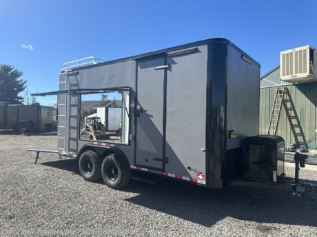 &lt;p&gt;&lt;span style=&quot;font-family: arial, helvetica, sans-serif; font-size: 16px;&quot;&gt;New 2024 8.5x16 Colorado Off Road Trailer for sale.&amp;nbsp; Trailer features:&lt;/span&gt;&lt;/p&gt;
&lt;p&gt;&lt;span style=&quot;font-family: arial, helvetica, sans-serif; font-size: 16px;&quot;&gt;2 - 5200lb. torsion axles with brakes&lt;/span&gt;&lt;br&gt;&lt;span style=&quot;font-family: arial, helvetica, sans-serif; font-size: 16px;&quot;&gt;16&quot; On center walls, ceiling, and floor&lt;br&gt;4x6 Awning on passenger side&lt;/span&gt;&lt;br&gt;&lt;span style=&quot;font-family: arial, helvetica, sans-serif; font-size: 16px;&quot;&gt;7 foot 6 inch interior height&lt;/span&gt;&lt;br&gt;&lt;span style=&quot;font-family: arial, helvetica, sans-serif; font-size: 16px;&quot;&gt;Blackout package&lt;/span&gt;&lt;br&gt;&lt;span style=&quot;font-family: arial, helvetica, sans-serif; font-size: 16px;&quot;&gt;Front generator platform with enclosed box&lt;/span&gt;&lt;br&gt;&lt;span style=&quot;font-family: arial, helvetica, sans-serif; font-size: 16px;&quot;&gt;Rear ramp door with spring assist close and cam bars&lt;br&gt;Rear deck option&amp;nbsp;&lt;/span&gt;&lt;br&gt;&lt;span style=&quot;font-family: arial, helvetica, sans-serif; font-size: 16px;&quot;&gt;Side door with RV lock, and cam bar&lt;br&gt;&lt;/span&gt;&lt;span style=&quot;font-family: arial, helvetica, sans-serif; font-size: 16px;&quot;&gt;Fold down rv step&lt;br&gt;Rubber Coin floor and ramp Nudo down&lt;/span&gt;&lt;br&gt;&lt;span style=&quot;font-family: arial, helvetica, sans-serif; font-size: 16px;&quot;&gt;Insulated walls and ceiling&lt;/span&gt;&lt;br&gt;&lt;span style=&quot;font-size: 16px; font-family: arial, helvetica, sans-serif;&quot;&gt;Aluminum wall and ceiling liner&lt;br&gt;32 inch Mudterrain tires&amp;nbsp;&lt;/span&gt;&lt;br&gt;&lt;span style=&quot;font-family: arial, helvetica, sans-serif;&quot;&gt;&lt;span style=&quot;font-size: 16px;&quot;&gt;30 amp power package with 5 interior outlets and 1 exterior GFI&lt;br&gt;&lt;/span&gt;&lt;span style=&quot;font-size: 16px;&quot;&gt;Detachable cord&amp;nbsp;&lt;br&gt;Removable coupler&lt;/span&gt;&lt;/span&gt;&lt;br&gt;&lt;span style=&quot;font-family: arial, helvetica, sans-serif; font-size: 16px;&quot;&gt;2 18x44 slider windows with screens&lt;/span&gt;&lt;br&gt;&lt;span style=&quot;font-family: arial, helvetica, sans-serif; font-size: 16px;&quot;&gt;4 D-rings&lt;/span&gt;&lt;br&gt;&lt;span style=&quot;font-family: arial, helvetica, sans-serif; font-size: 16px;&quot;&gt;A/C unit with heat strip&amp;nbsp;&lt;br&gt;&lt;/span&gt;&lt;span style=&quot;font-size: 12pt;&quot;&gt;&lt;span style=&quot;font-family: arial, helvetica, sans-serif;&quot;&gt;2 Deluxe 12 volt&amp;nbsp; fans&lt;/span&gt;&amp;nbsp;&lt;/span&gt;&lt;br&gt;&lt;span style=&quot;font-family: arial, helvetica, sans-serif; font-size: 16px;&quot;&gt;Battery and box with battery charger&lt;br&gt;8x7 Roof rack with ladder&amp;nbsp;&lt;/span&gt;&lt;br&gt;&lt;span style=&quot;font-family: arial, helvetica, sans-serif; font-size: 16px;&quot;&gt;7 LED interior puck lights&lt;/span&gt;&lt;br&gt;&lt;span style=&quot;font-family: arial, helvetica, sans-serif; font-size: 16px;&quot;&gt;2 LED interior 4 foot ceiling lights&lt;/span&gt;&lt;br&gt;&lt;span style=&quot;font-family: arial, helvetica, sans-serif; font-size: 16px;&quot;&gt;2 LED exterior spot/load lights&lt;/span&gt;&lt;br&gt;&lt;span style=&quot;font-family: arial, helvetica, sans-serif; font-size: 16px;&quot;&gt;5 LED exterior party lights&lt;/span&gt;&lt;br&gt;&lt;span style=&quot;font-family: arial, helvetica, sans-serif; font-size: 16px;&quot;&gt;LED exterior running lights&lt;/span&gt;&lt;br&gt;&lt;span style=&quot;font-family: arial, helvetica, sans-serif; font-size: 16px;&quot;&gt;Stabilizer jacks&lt;/span&gt;&lt;br&gt;&lt;span style=&quot;font-family: arial, helvetica, sans-serif; font-size: 16px;&quot;&gt;Triple tube tongue&lt;br&gt;3 Year Factory&amp;nbsp;Warranty&lt;br&gt;&lt;/span&gt;&lt;/p&gt;
&lt;p&gt;&lt;span style=&quot;font-family: arial, helvetica, sans-serif; font-size: 16px;&quot;&gt;Dealer Stock #16674&lt;/span&gt;&lt;br&gt;&lt;span style=&quot;font-family: arial, helvetica, sans-serif; font-size: 16px;&quot;&gt;Year: 2024&lt;/span&gt;&lt;br&gt;&lt;span style=&quot;font-family: arial, helvetica, sans-serif; font-size: 16px;&quot;&gt;Make: Cargo Craft&lt;/span&gt;&lt;br&gt;&lt;span style=&quot;font-family: arial, helvetica, sans-serif; font-size: 16px;&quot;&gt;Model: 8.5x16&lt;/span&gt;&lt;br&gt;&lt;span style=&quot;font-family: arial, helvetica, sans-serif; font-size: 16px;&quot;&gt;Color: Matte Gray Blackout&lt;/span&gt;&lt;br&gt;&lt;span style=&quot;font-family: arial, helvetica, sans-serif;&quot;&gt;Weight: 4200 lbs.&amp;nbsp;&lt;/span&gt;&lt;/p&gt;
&lt;p&gt;&lt;span style=&quot;font-family: arial, helvetica, sans-serif; font-size: 16px;&quot;&gt;Give us a call we would like to earn your business 303-688-8485 - Not near us? Shipping options available with great rates! Call to inquire.&lt;/span&gt;&lt;/p&gt;