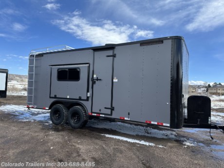 &lt;p&gt;&lt;span style=&quot;font-family: arial, helvetica, sans-serif; font-size: 18px;&quot;&gt;New 2024 8.5x20 Colorado Off Road Cargo Trailer for sale.&amp;nbsp; Trailer features:&lt;/span&gt;&lt;/p&gt;
&lt;p&gt;&lt;span style=&quot;font-family: arial, helvetica, sans-serif; font-size: 18px;&quot;&gt;2 - 5200lb. torsion axles with electric brakes&lt;/span&gt;&lt;br&gt;&lt;span style=&quot;font-family: arial, helvetica, sans-serif; font-size: 18px;&quot;&gt;Rear ramp door with spring assist close and cam bars&lt;br&gt;Rear Deck Option&lt;/span&gt;&lt;br&gt;&lt;span style=&quot;font-family: arial, helvetica, sans-serif; font-size: 18px;&quot;&gt;Side door with RV lock and cam bar&lt;/span&gt;&lt;br&gt;&lt;span style=&quot;font-family: arial, helvetica, sans-serif; font-size: 18px;&quot;&gt;Fold down RV step&lt;/span&gt;&lt;br&gt;&lt;span style=&quot;font-family: arial, helvetica, sans-serif; font-size: 18px;&quot;&gt;Removable coupler&lt;/span&gt;&lt;br&gt;&lt;span style=&quot;font-family: arial, helvetica, sans-serif; font-size: 18px;&quot;&gt;Blackout package&lt;/span&gt;&lt;br&gt;&lt;span style=&quot;font-family: arial, helvetica, sans-serif; font-size: 18px;&quot;&gt;4 D-rings&lt;/span&gt;&lt;br&gt;&lt;span style=&quot;font-family: arial, helvetica, sans-serif; font-size: 18px;&quot;&gt;LED exterior running lights&lt;/span&gt;&lt;br&gt;&lt;span style=&quot;font-family: arial, helvetica, sans-serif; font-size: 18px;&quot;&gt;2 LED exterior load/spot lights&lt;/span&gt;&lt;br&gt;&lt;span style=&quot;font-family: arial, helvetica, sans-serif; font-size: 18px;&quot;&gt;2 LED exterior party lights&lt;/span&gt;&lt;br&gt;&lt;span style=&quot;font-family: arial, helvetica, sans-serif; font-size: 18px;&quot;&gt;7 LED interior puck lights&lt;/span&gt;&lt;br&gt;&lt;span style=&quot;font-family: arial, helvetica, sans-serif; font-size: 18px;&quot;&gt;2 LED 4 foot interior ceiling lights&lt;/span&gt;&lt;br&gt;&lt;span style=&quot;font-family: arial, helvetica, sans-serif; font-size: 18px;&quot;&gt;2 - 18x44 slider windows with screens&lt;br&gt;4x6 Awning door&amp;nbsp;&lt;/span&gt;&lt;br&gt;&lt;span style=&quot;font-family: arial, helvetica, sans-serif; font-size: 18px;&quot;&gt;Insulated walls and ceiling&lt;/span&gt;&lt;br&gt;&lt;span style=&quot;font-family: arial, helvetica, sans-serif; font-size: 18px;&quot;&gt;Aluminium wall and ceiling liner&lt;/span&gt;&lt;br&gt;&lt;span style=&quot;font-family: arial, helvetica, sans-serif;&quot;&gt;&lt;span style=&quot;font-size: 18px;&quot;&gt;Rubber coin floor and ramp Nudo Down&lt;/span&gt;&lt;/span&gt;&lt;br&gt;&lt;span style=&quot;font-family: arial, helvetica, sans-serif; font-size: 18px;&quot;&gt;7 foot interior height&lt;/span&gt;&lt;br&gt;&lt;span style=&quot;font-family: arial, helvetica, sans-serif; font-size: 18px;&quot;&gt;30 amp power with 4 interior outlets and 1 exterior GFI&lt;br&gt;Detachable Cord&amp;nbsp;&lt;/span&gt;&lt;br&gt;&lt;span style=&quot;font-family: arial, helvetica, sans-serif; font-size: 18px;&quot;&gt;A/C unit with heat strip&amp;nbsp;&lt;/span&gt;&lt;br&gt;&lt;span style=&quot;font-family: arial, helvetica, sans-serif; font-size: 18px;&quot;&gt;Deluxe 12 volt power fan&lt;/span&gt;&lt;br&gt;&lt;span style=&quot;font-family: arial, helvetica, sans-serif; font-size: 18px;&quot;&gt;Battery and box with battery charger&lt;/span&gt;&lt;br&gt;&lt;span style=&quot;font-family: arial, helvetica, sans-serif; font-size: 18px;&quot;&gt;Stabilizer jacks&lt;/span&gt;&lt;br&gt;&lt;span style=&quot;font-family: arial, helvetica, sans-serif; font-size: 18px;&quot;&gt;Generator platform with box&lt;/span&gt;&lt;br&gt;&lt;span style=&quot;font-family: arial, helvetica, sans-serif; font-size: 18px;&quot;&gt;8x7 Roof rack with ladder&amp;nbsp;&lt;/span&gt;&lt;br&gt;&lt;span style=&quot;font-family: arial, helvetica, sans-serif; font-size: 18px;&quot;&gt;Extended hitch&lt;/span&gt;&lt;br&gt;&lt;span style=&quot;font-family: arial, helvetica, sans-serif; font-size: 18px;&quot;&gt;Triple tube tongue&lt;br&gt;3 Year Factory&amp;nbsp;Warranty&lt;/span&gt;&lt;br&gt;&lt;br&gt;&lt;/p&gt;
&lt;p&gt;&lt;span style=&quot;font-family: arial, helvetica, sans-serif; font-size: 18px;&quot;&gt;Dealer Stock #16689&lt;/span&gt;&lt;br&gt;&lt;span style=&quot;font-family: arial, helvetica, sans-serif; font-size: 18px;&quot;&gt;Year: 2024&lt;/span&gt;&lt;br&gt;&lt;span style=&quot;font-family: arial, helvetica, sans-serif; font-size: 18px;&quot;&gt;Make: Cargo Craft&lt;/span&gt;&lt;br&gt;&lt;span style=&quot;font-family: arial, helvetica, sans-serif; font-size: 18px;&quot;&gt;Model: 8.5x20&lt;/span&gt;&lt;br&gt;&lt;span style=&quot;font-family: arial, helvetica, sans-serif; font-size: 18px;&quot;&gt;Color: Matte Gray Blackout&lt;/span&gt;&lt;br&gt;&lt;span style=&quot;font-family: arial, helvetica, sans-serif; font-size: 18px;&quot;&gt;Weight: 5,200lbs.&lt;/span&gt;&lt;br&gt;&lt;span style=&quot;font-family: arial, helvetica, sans-serif; font-size: 18px;&quot;&gt;Payload Capacity: 4800lbs.&lt;/span&gt;&lt;/p&gt;
&lt;p&gt;&lt;span style=&quot;font-family: arial, helvetica, sans-serif; font-size: 18px;&quot;&gt;Give us a call we would like to earn your business 303-688-8485 - Not near us? Shipping options available with great rates! Call to inquire.&lt;/span&gt;&lt;/p&gt;