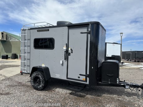 &lt;p&gt;&lt;span style=&quot;font-family: arial, helvetica, sans-serif; font-size: 14pt;&quot;&gt;New 2024 6x12 Colorado Off Road Cargo Trailer for sale. Trailer features:&lt;/span&gt;&lt;br&gt;&lt;br&gt;&lt;span style=&quot;font-family: arial, helvetica, sans-serif; font-size: 14pt;&quot;&gt;5200lb. torsion axle&lt;/span&gt;&lt;br&gt;&lt;span style=&quot;font-family: arial, helvetica, sans-serif; font-size: 14pt;&quot;&gt;16&quot; On Center Walls, Floor and Ceiling&lt;/span&gt;&lt;br&gt;&lt;span style=&quot;font-family: arial, helvetica, sans-serif; font-size: 14pt;&quot;&gt;Black out package&lt;/span&gt;&lt;br&gt;&lt;span style=&quot;font-family: arial, helvetica, sans-serif; font-size: 14pt;&quot;&gt;6 foot 6 inch interior height&lt;/span&gt;&lt;br&gt;&lt;span style=&quot;font-family: arial, helvetica, sans-serif; font-size: 14pt;&quot;&gt;32 inch mudterrain tires&lt;/span&gt;&lt;br&gt;&lt;span style=&quot;font-family: arial, helvetica, sans-serif; font-size: 14pt;&quot;&gt;Front Generator Platform with Aluminum Cover&lt;/span&gt;&lt;br&gt;&lt;span style=&quot;font-family: arial, helvetica, sans-serif; font-size: 14pt;&quot;&gt;6x5 Aluminum roof rack with ladder&lt;/span&gt;&lt;br&gt;&lt;span style=&quot;font-family: arial, helvetica, sans-serif; font-size: 14pt;&quot;&gt;Side door with RV lock and cam bar&lt;br&gt;Fold down RV Step at side door&lt;/span&gt;&lt;br&gt;&lt;span style=&quot;font-family: arial, helvetica, sans-serif; font-size: 14pt;&quot;&gt;Rear ramp door with spring assist close, cam bars, and rear deck option&lt;/span&gt;&lt;br&gt;&lt;span style=&quot;font-family: arial, helvetica, sans-serif; font-size: 14pt;&quot;&gt;Rubber Coin Floor and Ramp with Nudo down&lt;/span&gt;&lt;br&gt;&lt;span style=&quot;font-family: arial, helvetica, sans-serif; font-size: 14pt;&quot;&gt;Insulated walls and ceiling &lt;/span&gt;&lt;br&gt;&lt;span style=&quot;font-family: arial, helvetica, sans-serif; font-size: 14pt;&quot;&gt;Aluminum wall and ceiling liner&lt;/span&gt;&lt;br&gt;&lt;span style=&quot;font-family: arial, helvetica, sans-serif; font-size: 14pt;&quot;&gt;2 18x44 slider window with screen&lt;br&gt;&lt;/span&gt;&lt;span style=&quot;font-family: arial, helvetica, sans-serif; font-size: 14pt;&quot;&gt;Battery and box with battery charger&lt;/span&gt;&lt;br&gt;&lt;span style=&quot;font-family: arial, helvetica, sans-serif; font-size: 14pt;&quot;&gt;A/C unit with heat strip&lt;br&gt;12v Deluxe Power Fan&amp;nbsp;&lt;/span&gt;&lt;br&gt;&lt;span style=&quot;font-family: arial, helvetica, sans-serif; font-size: 14pt;&quot;&gt;30 amp power package with 4 interior outlets and 1 exterior GFI outlet&lt;br&gt;&lt;/span&gt;&lt;span style=&quot;font-family: arial, helvetica, sans-serif; font-size: 14pt;&quot;&gt;6 LED interior puck lights&lt;/span&gt;&lt;br&gt;&lt;span style=&quot;font-family: arial, helvetica, sans-serif; font-size: 14pt;&quot;&gt;2 LED interior 4 foot ceiling lights&lt;/span&gt;&lt;br&gt;&lt;span style=&quot;font-family: arial, helvetica, sans-serif; font-size: 14pt;&quot;&gt;1 LED exterior party light&lt;/span&gt;&lt;br&gt;&lt;span style=&quot;font-family: arial, helvetica, sans-serif; font-size: 14pt;&quot;&gt;2 LED exterior spot/load lights&lt;br&gt;LED exterior running lights&lt;/span&gt;&lt;br&gt;&lt;span style=&quot;font-family: arial, helvetica, sans-serif; font-size: 14pt;&quot;&gt;4 D Rings&lt;/span&gt;&lt;br&gt;&lt;span style=&quot;font-family: arial, helvetica, sans-serif; font-size: 14pt;&quot;&gt;Extended hitch&lt;/span&gt;&lt;br&gt;&lt;span style=&quot;font-family: arial, helvetica, sans-serif; font-size: 14pt;&quot;&gt;Removable Coupler&lt;/span&gt;&lt;br&gt;&lt;span style=&quot;font-family: arial, helvetica, sans-serif; font-size: 14pt;&quot;&gt;Drop down stabilizer jacks&lt;/span&gt;&lt;br&gt;&lt;span style=&quot;font-family: arial, helvetica, sans-serif; font-size: 14pt;&quot;&gt;3 year factory warranty&lt;/span&gt;&lt;/p&gt;
&lt;p&gt;&lt;span style=&quot;font-family: arial, helvetica, sans-serif; font-size: 18px;&quot;&gt;Dealer Stock #16691&lt;/span&gt;&lt;br&gt;&lt;span style=&quot;font-family: arial, helvetica, sans-serif; font-size: 18px;&quot;&gt;Year: 2024&lt;/span&gt;&lt;br&gt;&lt;span style=&quot;font-family: arial, helvetica, sans-serif; font-size: 18px;&quot;&gt;Make: Cargo Craft&lt;/span&gt;&lt;br&gt;&lt;span style=&quot;font-family: arial, helvetica, sans-serif; font-size: 18px;&quot;&gt;Model: 6x12&lt;/span&gt;&lt;br&gt;&lt;span style=&quot;font-family: arial, helvetica, sans-serif; font-size: 18px;&quot;&gt;Color: Matte Gray Blackout&lt;/span&gt;&lt;br&gt;&lt;span style=&quot;font-family: arial, helvetica, sans-serif; font-size: 18px;&quot;&gt;Weight: 2500 lbs.&lt;br&gt;&lt;/span&gt;&lt;br&gt;&lt;span style=&quot;font-size: 18px; font-family: arial, helvetica, sans-serif;&quot;&gt;Give us a call we would like to earn your business 303-688-8485!&amp;nbsp; Family owned and operated. Shipping options available!&lt;/span&gt;&lt;/p&gt;