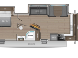 Stock Image for 2026 Jayco 26FK (options and colors may vary) Stock Image for 2026 Jayco 26FK (options and colors may vary)