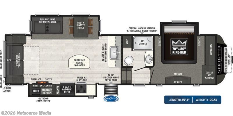 2020 Keystone Rv Sprinter Limited 3150fwrls For Sale In Kelso Wa