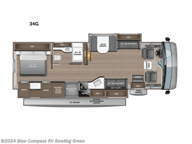 New 2023 Jayco Precept 34G available in Bowling Green, Kentucky