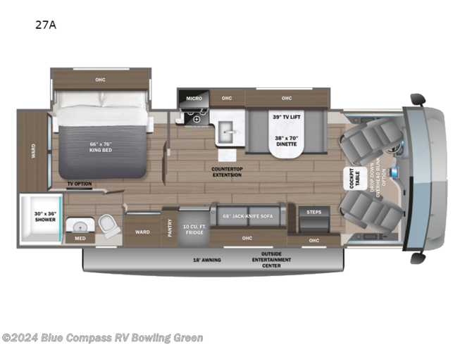 2024 Jayco Alante 27A - New Class A For Sale by Blue Compass RV Bowling Green in Bowling Green, Kentucky