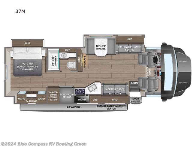 2024 Jayco Seneca 37M - New Class C For Sale by Blue Compass RV Bowling Green in Bowling Green, Kentucky