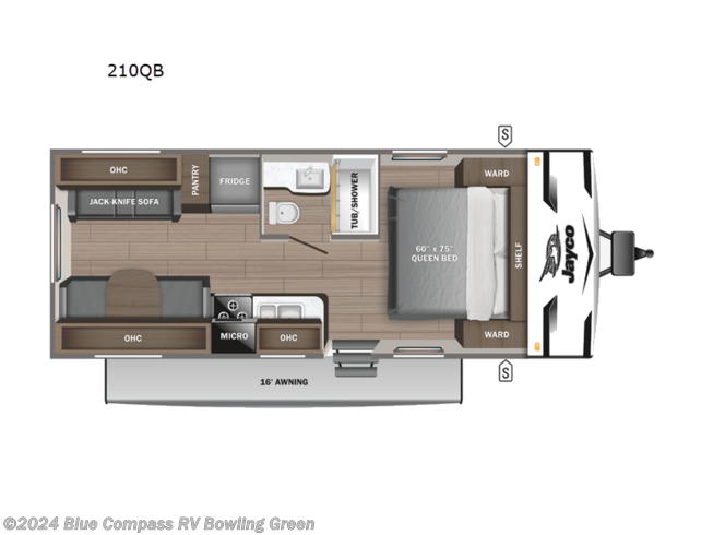 2024 Jayco Jay Flight SLX 210QB - New Travel Trailer For Sale by Blue Compass RV Bowling Green in Bowling Green, Kentucky
