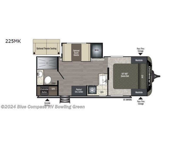 2019 Keystone Laredo 225mk - Used Travel Trailer For Sale by Blue Compass RV Bowling Green in Bowling Green, Kentucky