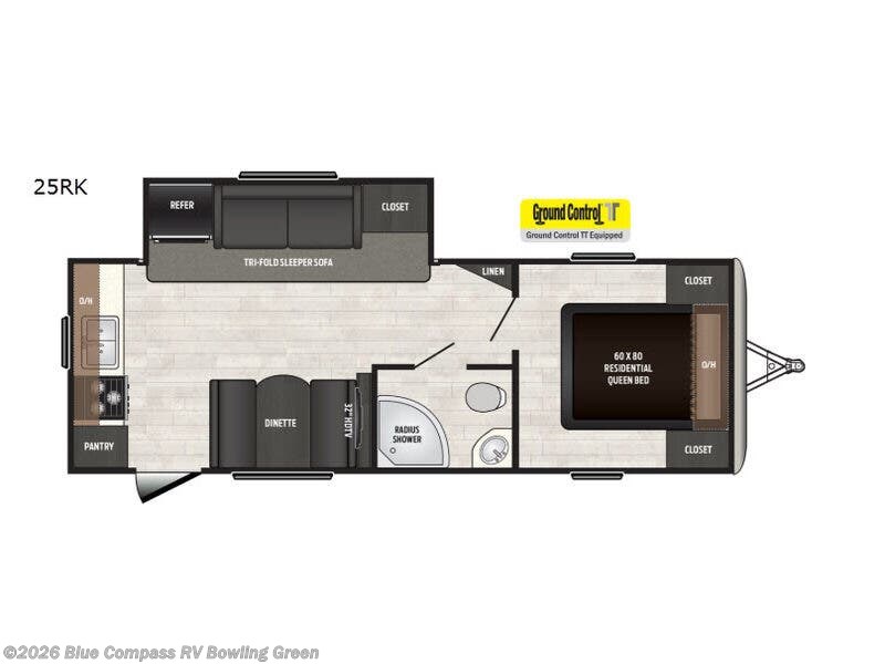 2019 Keystone Sprinter Campfire Edition 25RK - Used Travel Trailer For Sale by Blue Compass RV Bowling Green in Bowling Green, Kentucky features Slideout