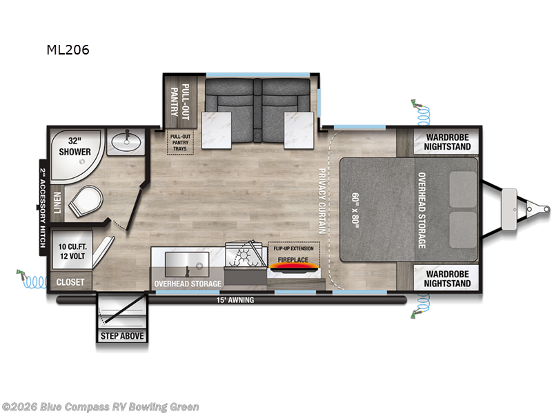 2025 Alliance RV Delta Ultra Lite ML206 - New Travel Trailer For Sale by Blue Compass RV Bowling Green in Bowling Green, Kentucky features Slideout
