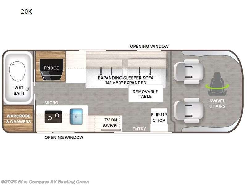 2023 Thor Motor Coach Tellaro 20K - Used Class B For Sale by Blue Compass RV Bowling Green in Bowling Green, Kentucky