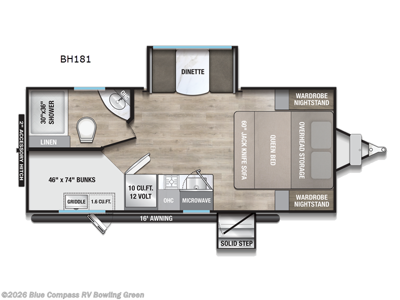 2026 Alliance RV Delta Solo BH181 - New Travel Trailer For Sale by Blue Compass RV Bowling Green in Bowling Green, Kentucky features Slideout