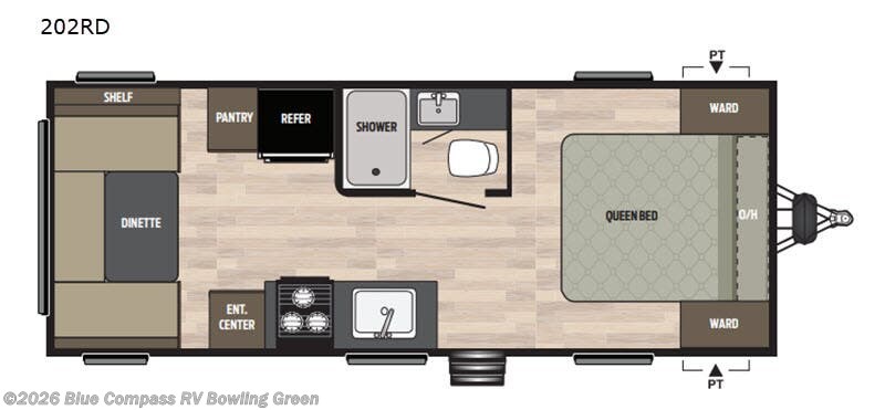 2019 Keystone Springdale 202RD - Used Travel Trailer For Sale by Blue Compass RV Bowling Green in Bowling Green, Kentucky features Slideout