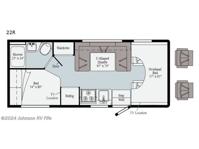 2021 Winnebago Spirit 22R - Used Class C For Sale by Johnson RV Fife in Fife, Washington