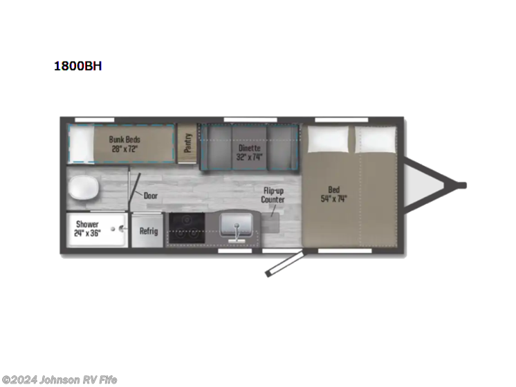 Used 2022 Winnebago Micro Minnie 1800BH available in Fife, Washington