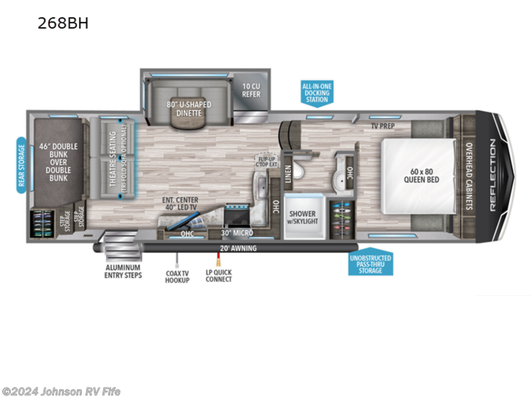 Used 2022 Grand Design Reflection 150 Series 268BH available in Fife, Washington