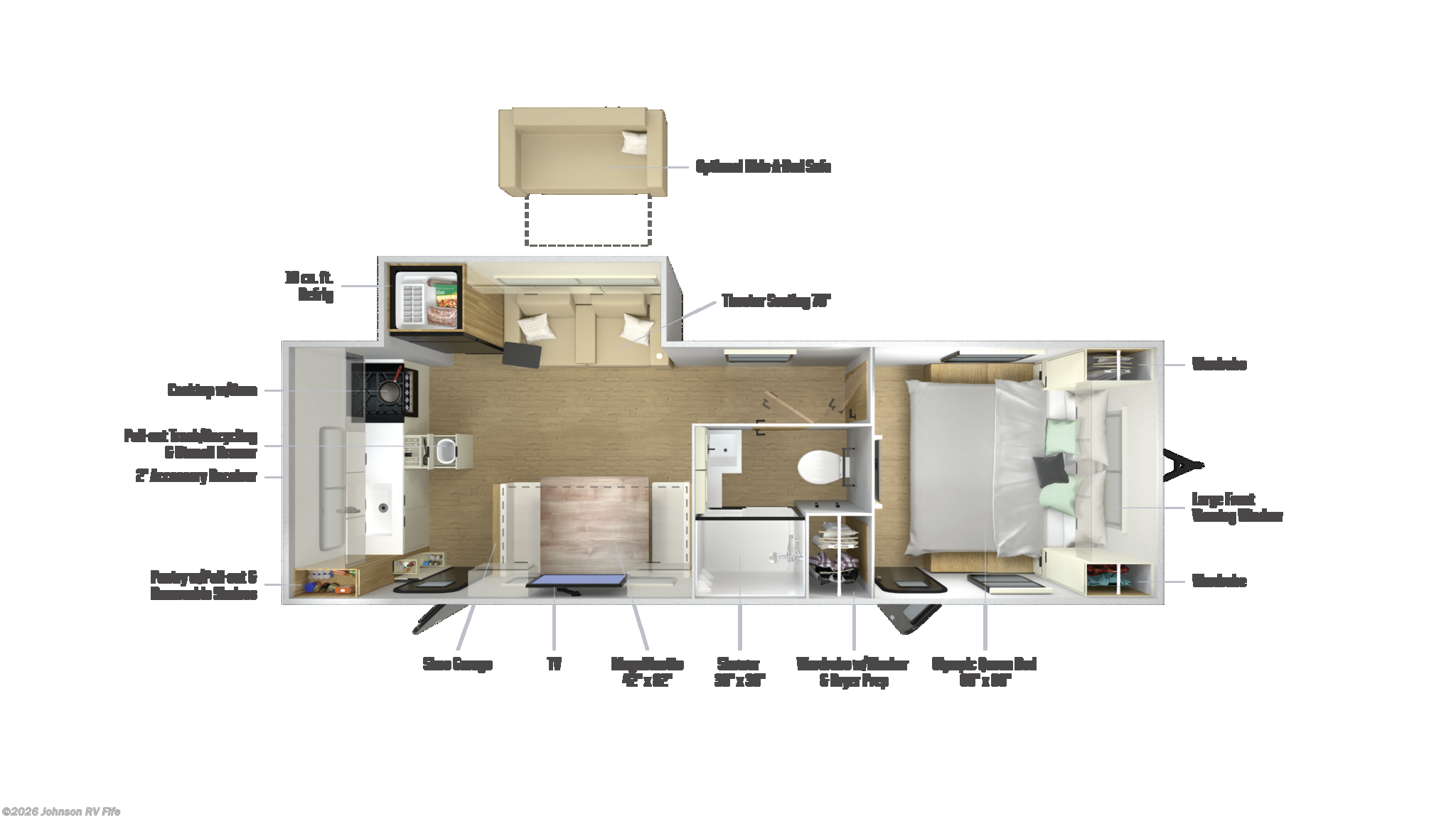 2026 Thrive 24RKS by Winnebago from Johnson RV Fife in Fife, Washington