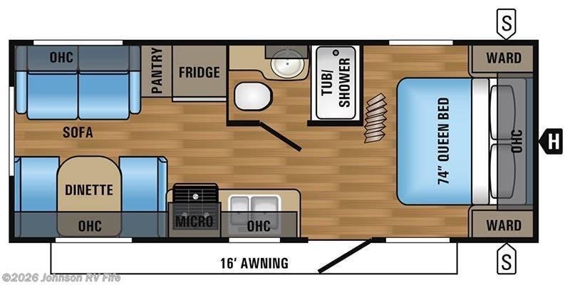 2017 Jayco Jay Flight 21QB - Used Travel Trailer For Sale by Johnson RV Fife in Fife, Washington