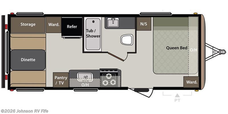 2016 Keystone Springdale 179QBWE - Used Travel Trailer For Sale by Johnson RV Fife in Fife, Washington