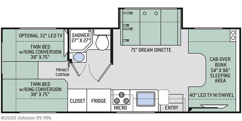 2019 Thor Motor Coach Chateau 25V - Used Class C For Sale by Johnson RV Fife in Fife, Washington
