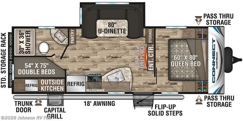 2019 K-Z Connect C241BHK - Used Travel Trailer For Sale by Johnson RV Fife in Fife, Washington