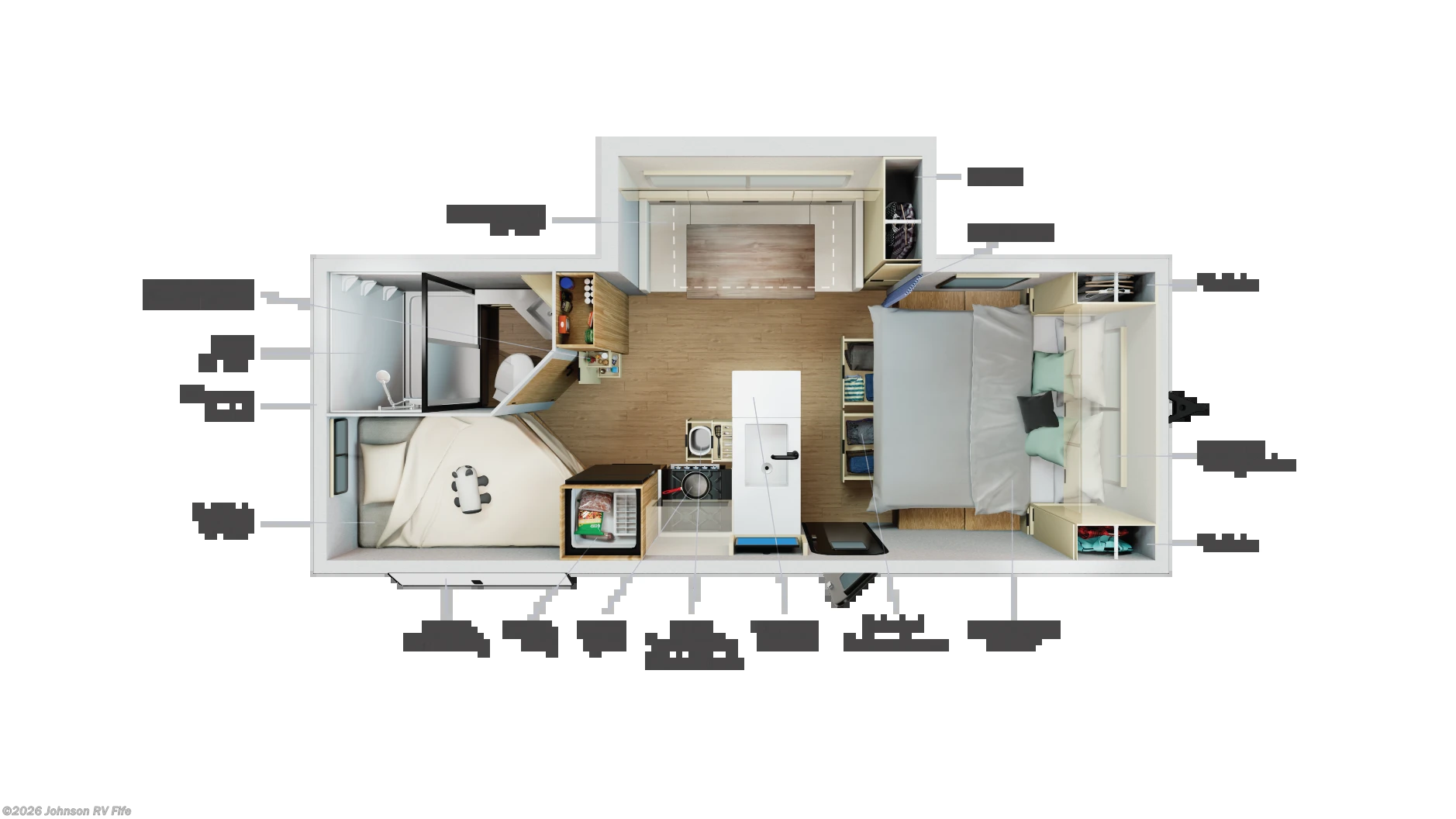 2026 Winnebago Thrive 22MBH - New Travel Trailer For Sale by Johnson RV Fife in Fife, Washington