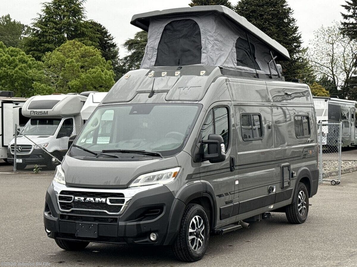 New 2027 Winnebago Solis 59P Pop Top *Generator *Sofa 7 Passenger available in Fife, Washington