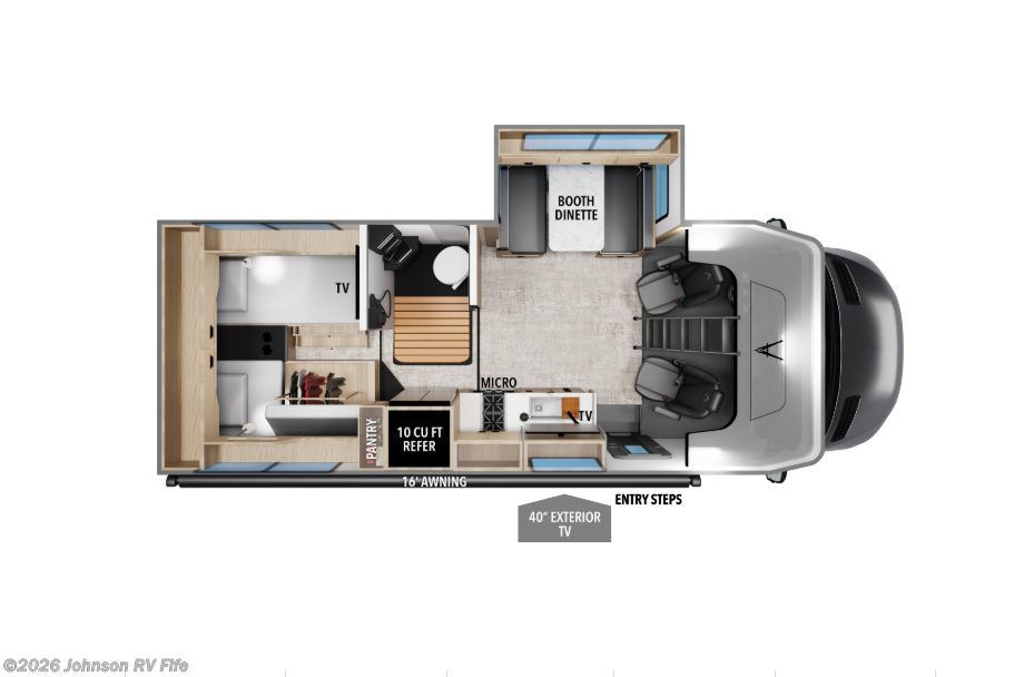 2026 GRAND DESIGN Lineage Series M 25TK Floorplan