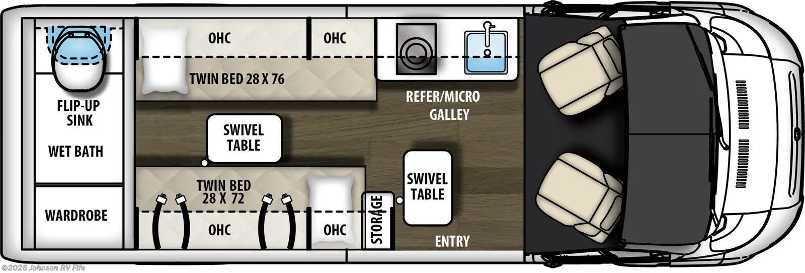 2026 COACHMEN NOVA 20RB Floorplan