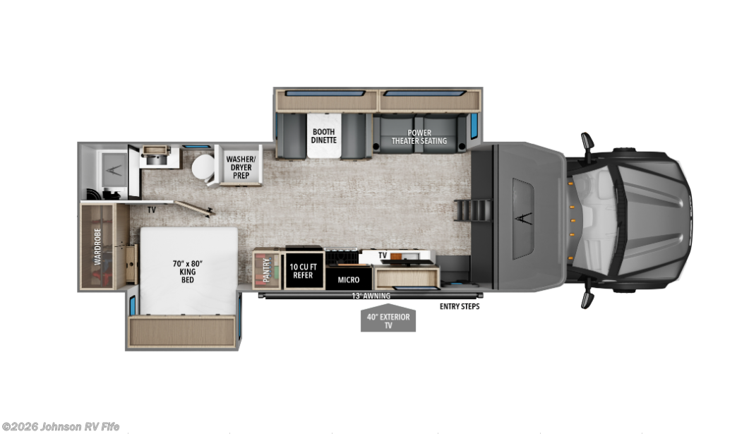 2026 GRAND DESIGN Lineage Series F 31ZW Floorplan