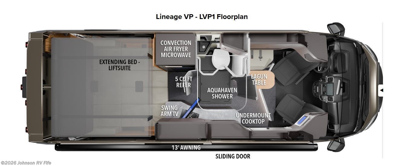 2026 GRAND DESIGN Lineage Series VP LVP1 Floorplan